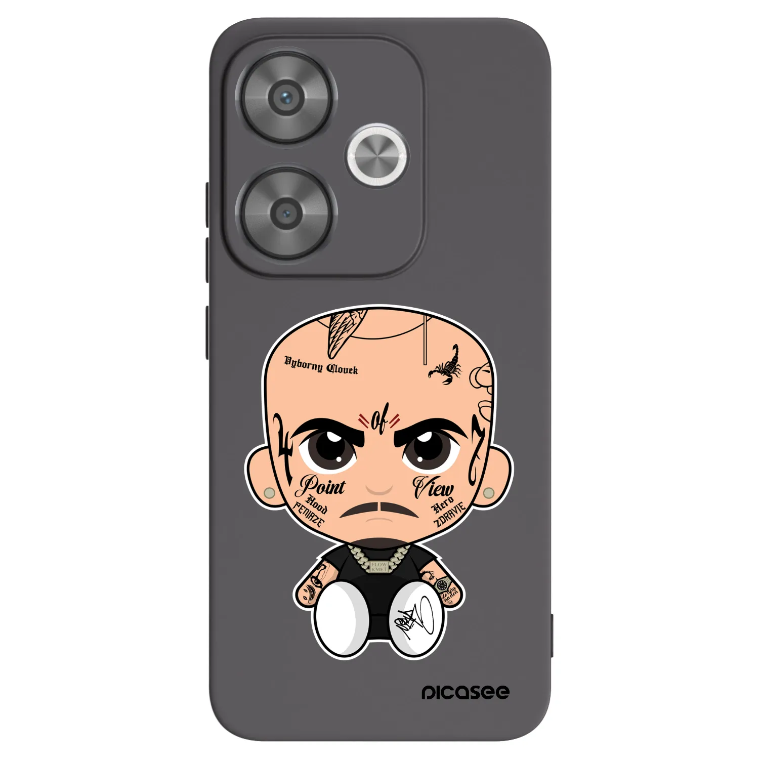 Picasee silikonový černý obal pro Xiaomi Poco F6 - Separ