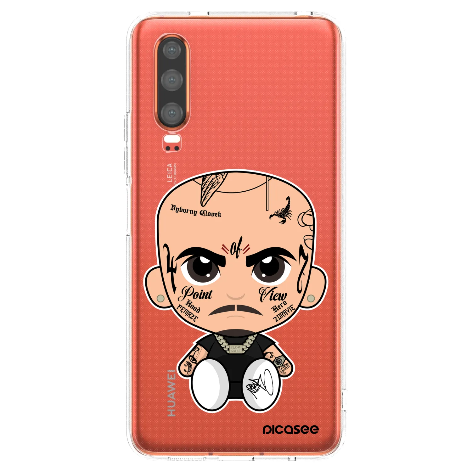 Picasee silikonový průhledný obal pro Huawei P30 - Separ