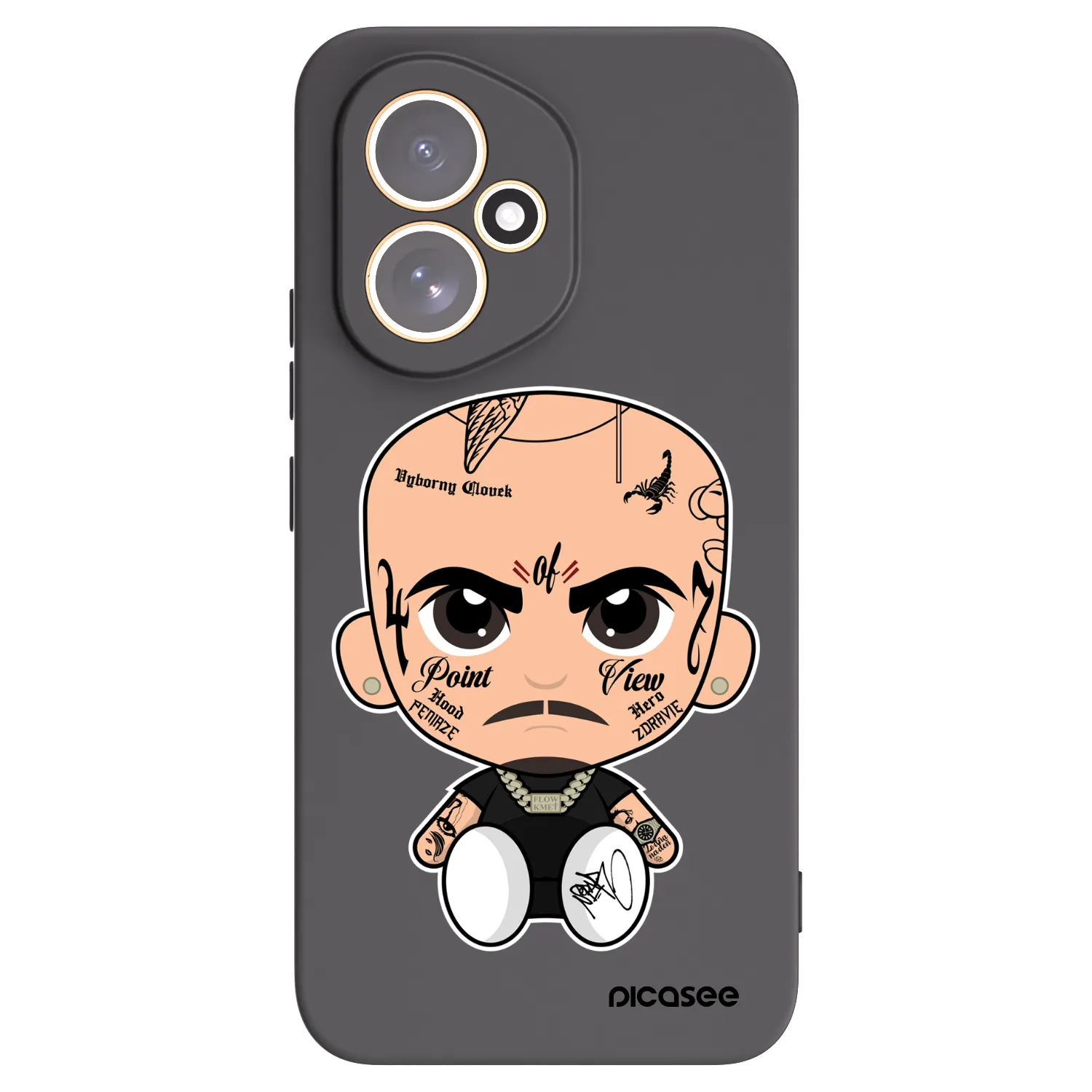 Picasee silikonový černý obal pro Honor 400 5G - Separ