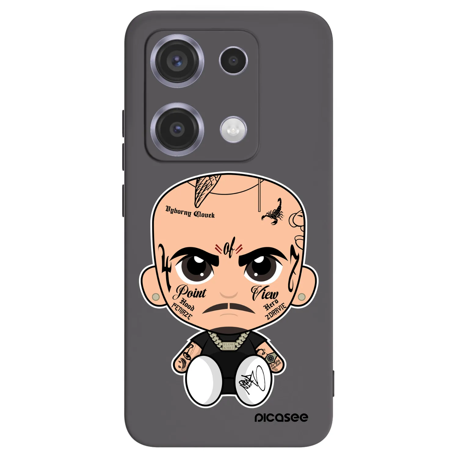Picasee silikonový černý obal pro Xiaomi Redmi Note 14S - Separ