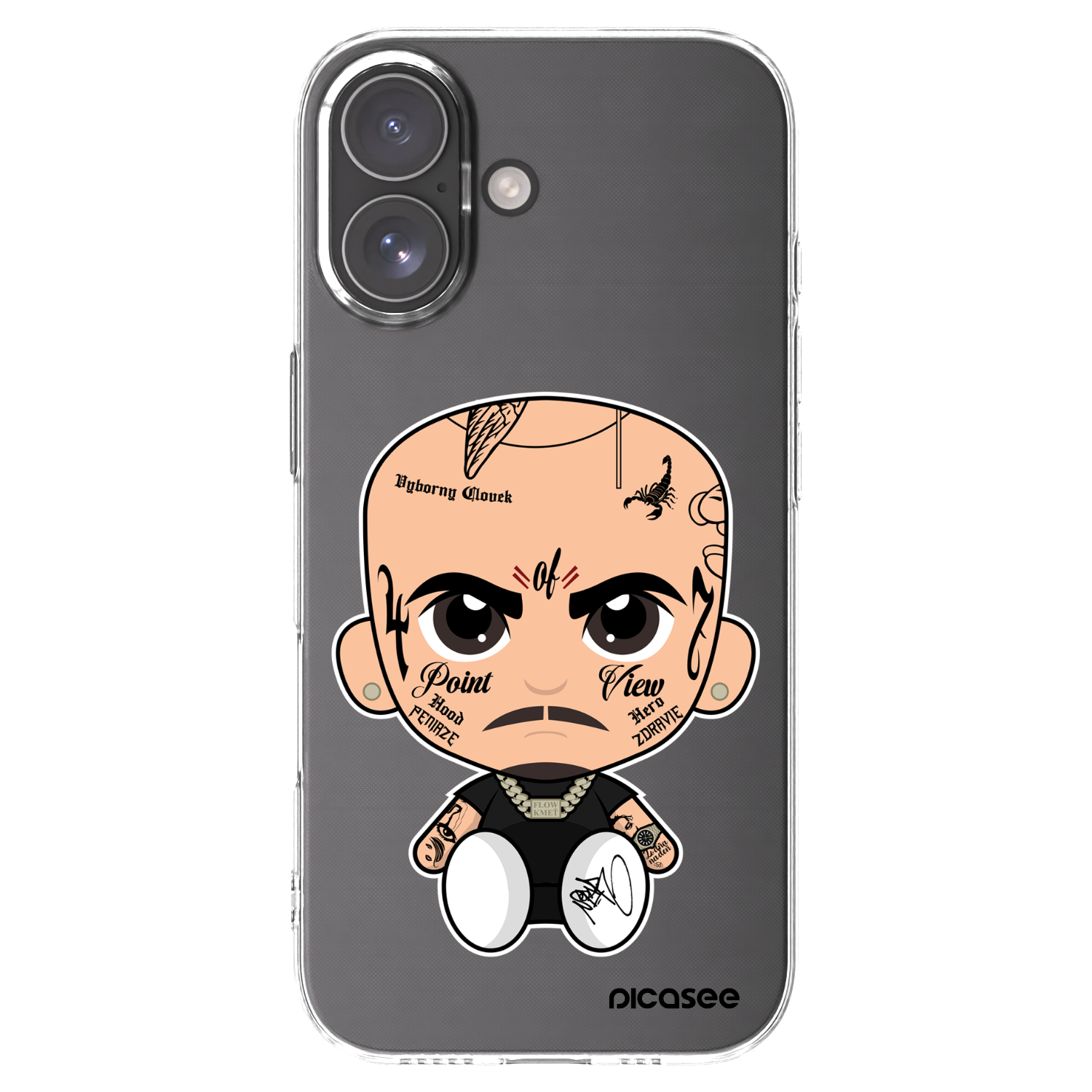 Picasee silikonový průhledný obal pro Apple iPhone 17 - Separ