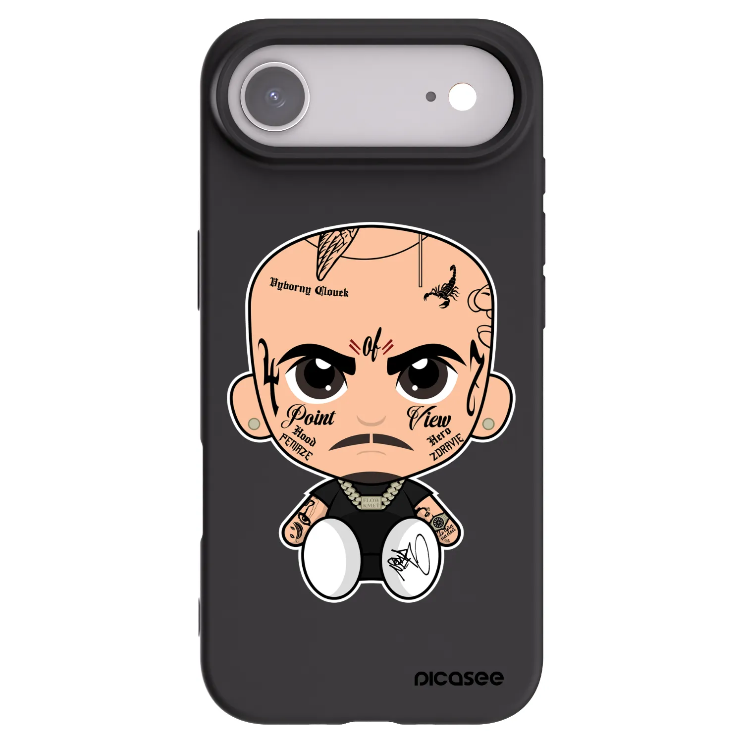 Picasee silikonový černý obal pro Apple iPhone Air - Separ