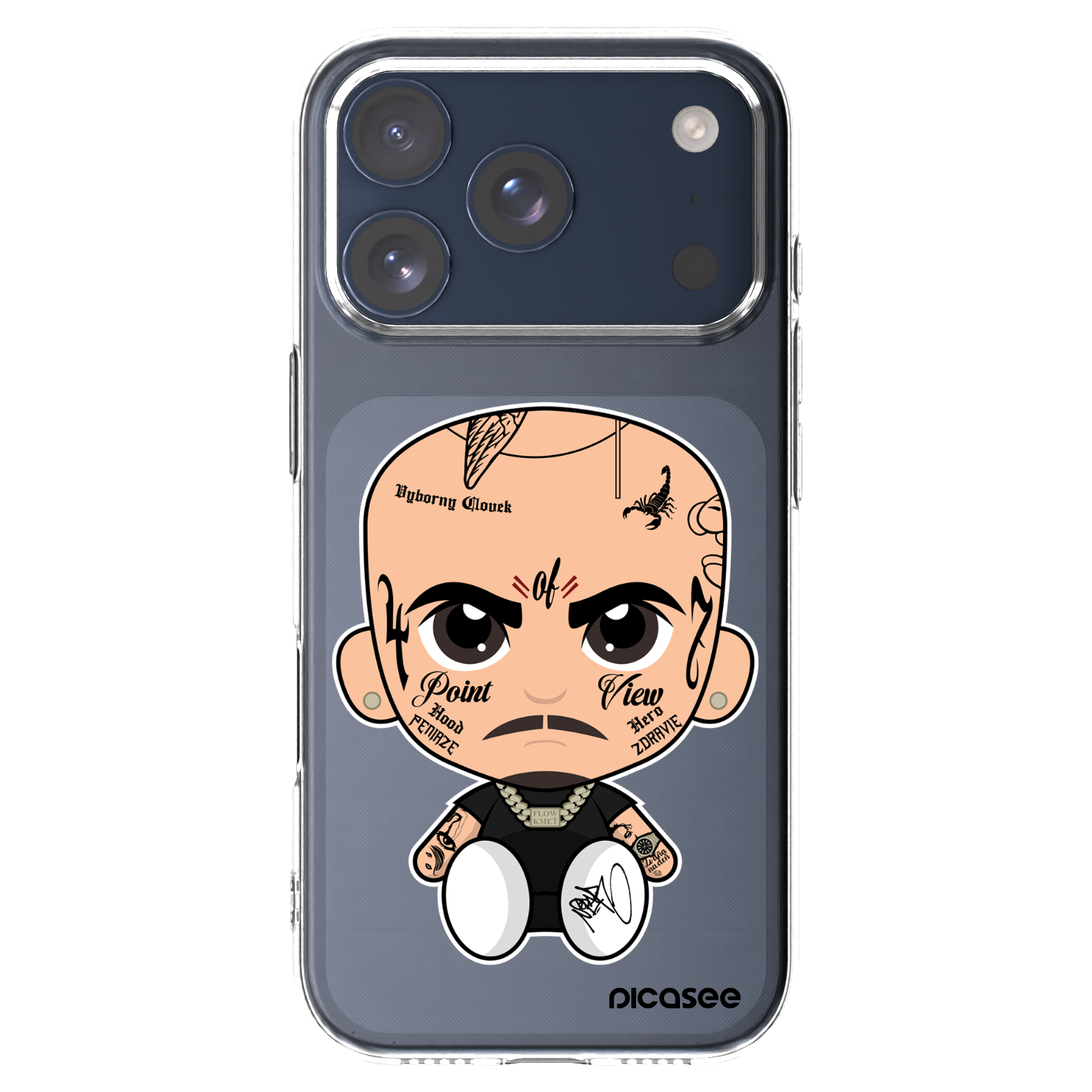 Picasee silikonový průhledný obal pro Apple iPhone 17 Pro - Separ