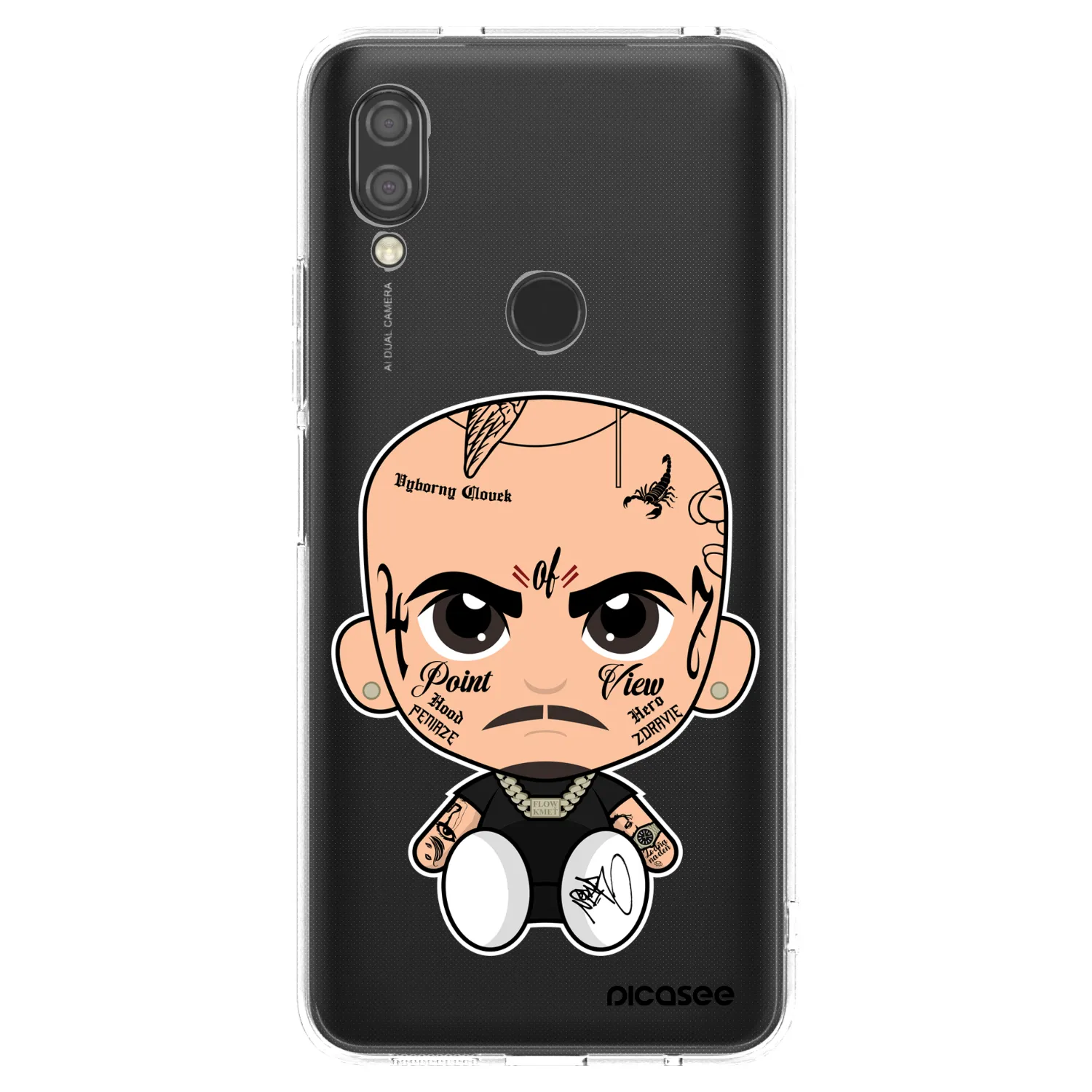 Picasee silikonový průhledný obal pro Xiaomi Redmi 7 - Separ