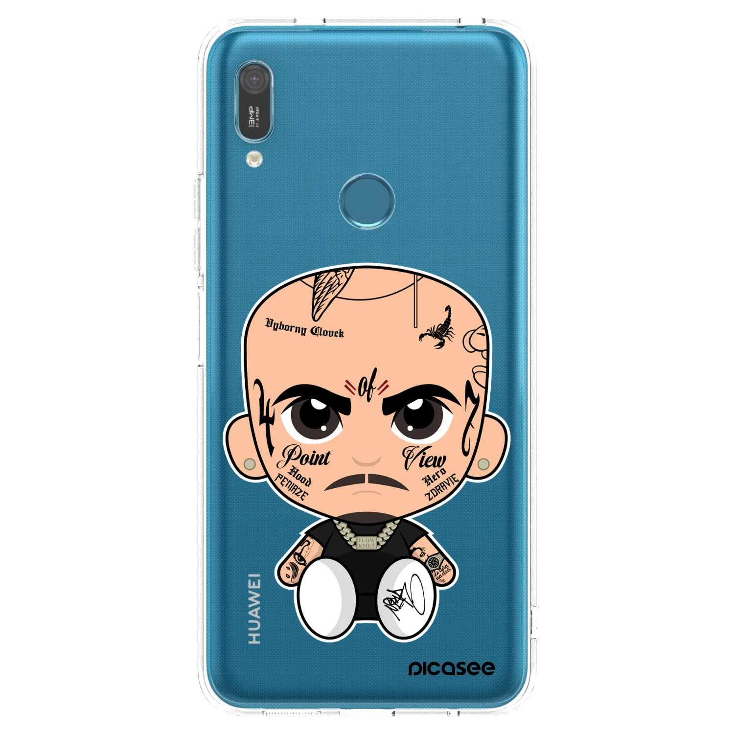 Picasee silikonový průhledný obal pro Huawei Y6 2019 - Separ