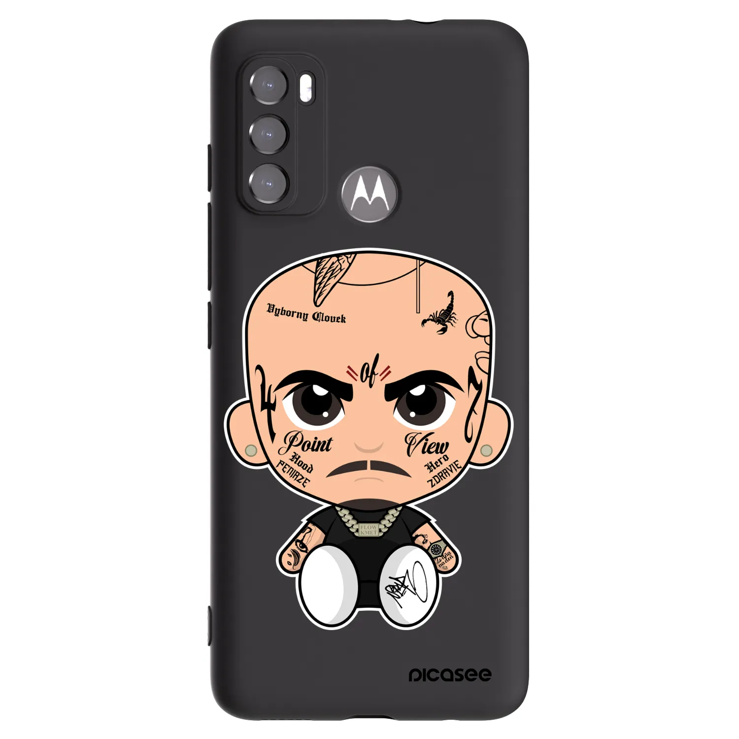 Picasee silikonový černý obal pro Motorola Edge 60 5G - Separ