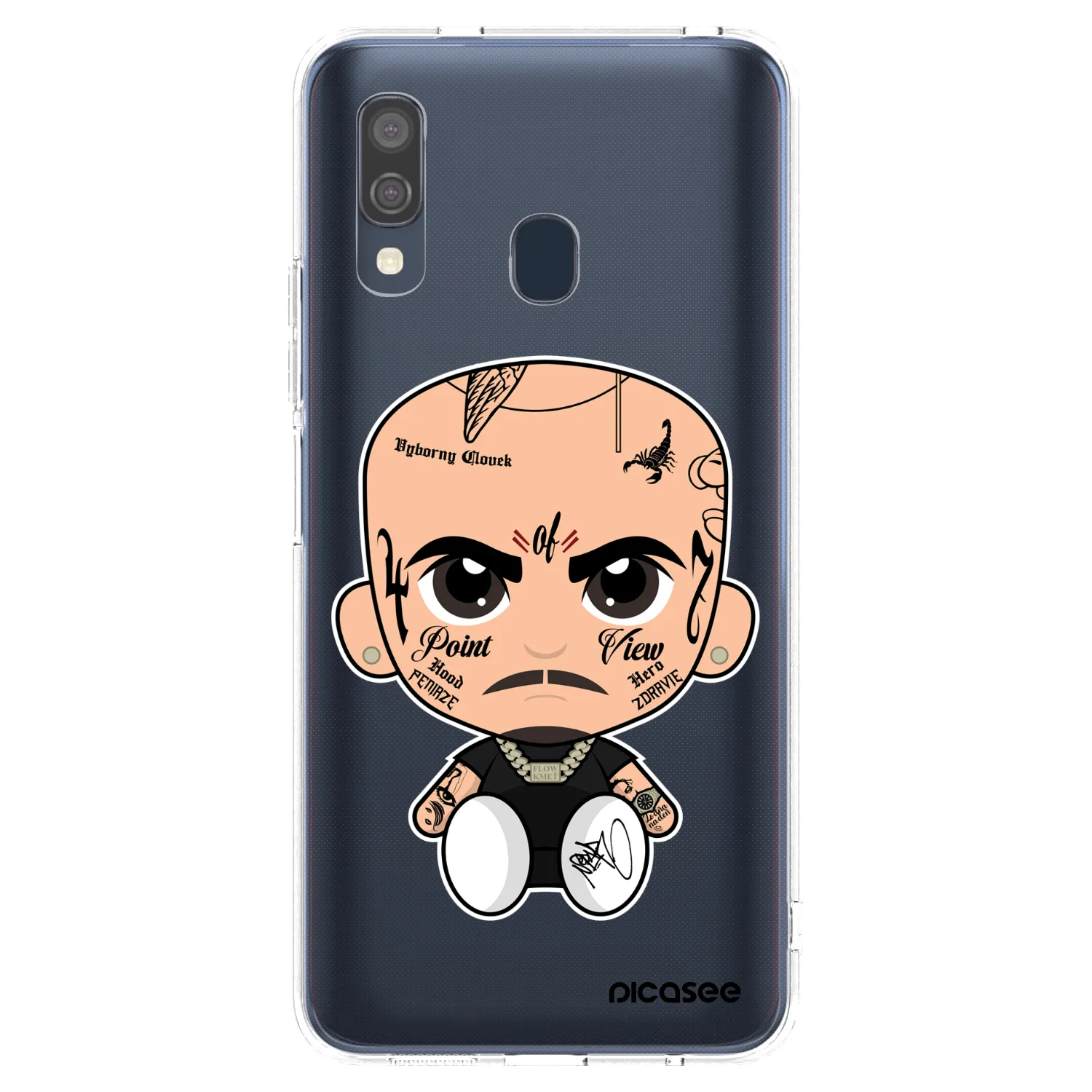 Picasee silikonový průhledný obal pro Samsung Galaxy A40 A405F - Separ