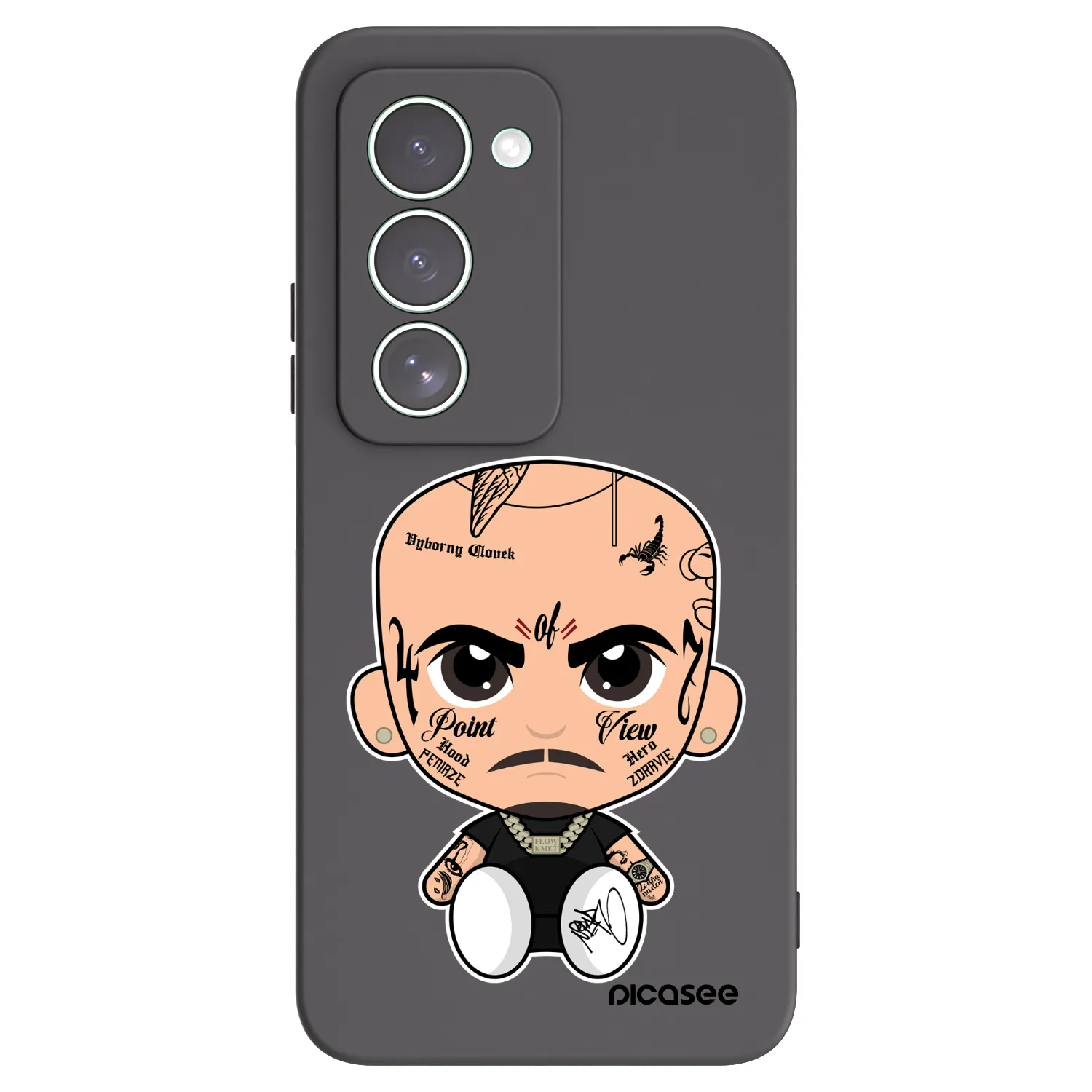 Picasee silikonový černý obal pro Xiaomi Redmi 15 5G - Separ