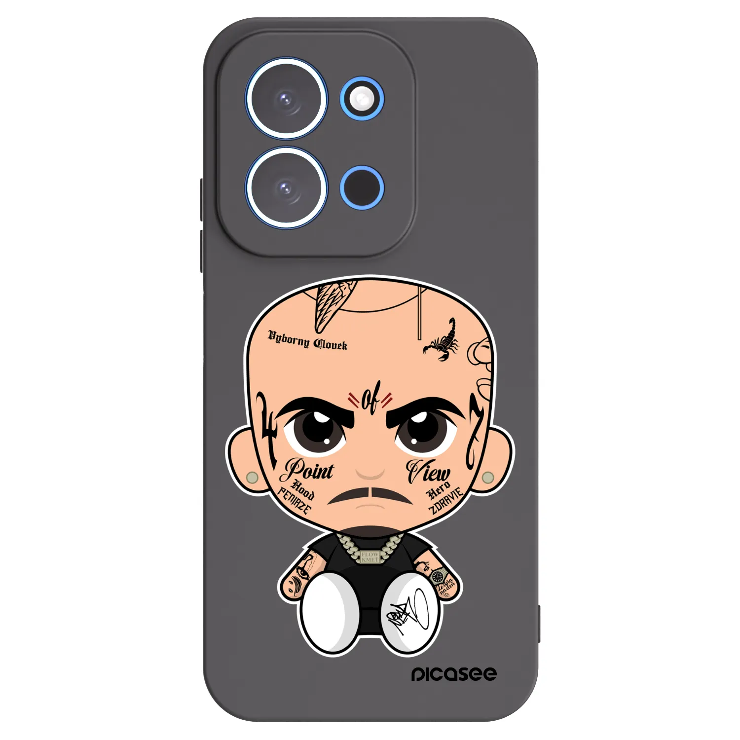 Picasee silikonový černý obal pro Xiaomi Redmi 15C 4G - Separ