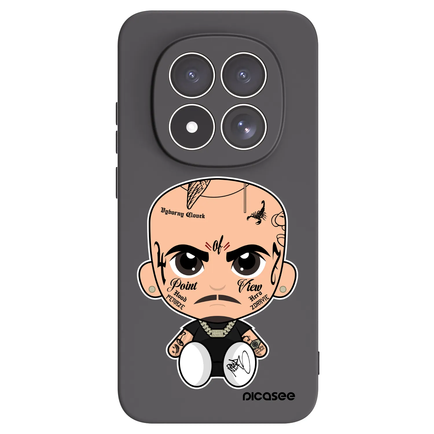 Picasee silikonový černý obal pro Xiaomi Redmi Note 15 Pro 4G - Separ