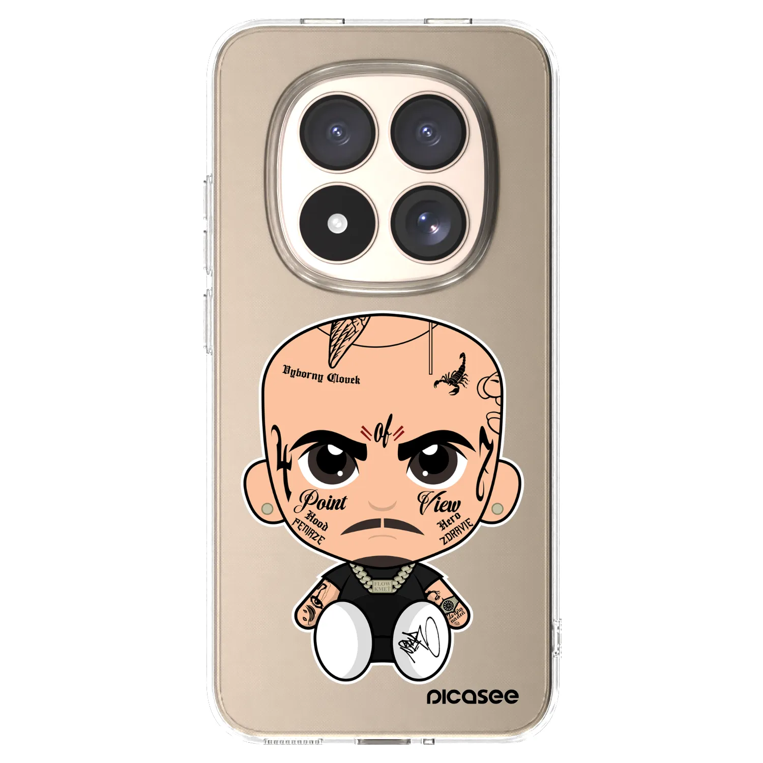 Picasee silikonový průhledný obal pro Xiaomi Redmi Note 15 Pro 4G - Separ
