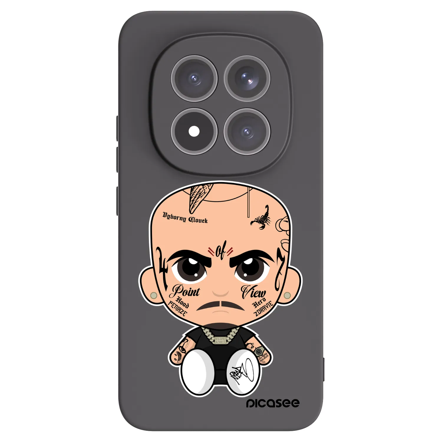 Picasee silikonový černý obal pro Xiaomi Redmi Note 15 Pro+ - Separ