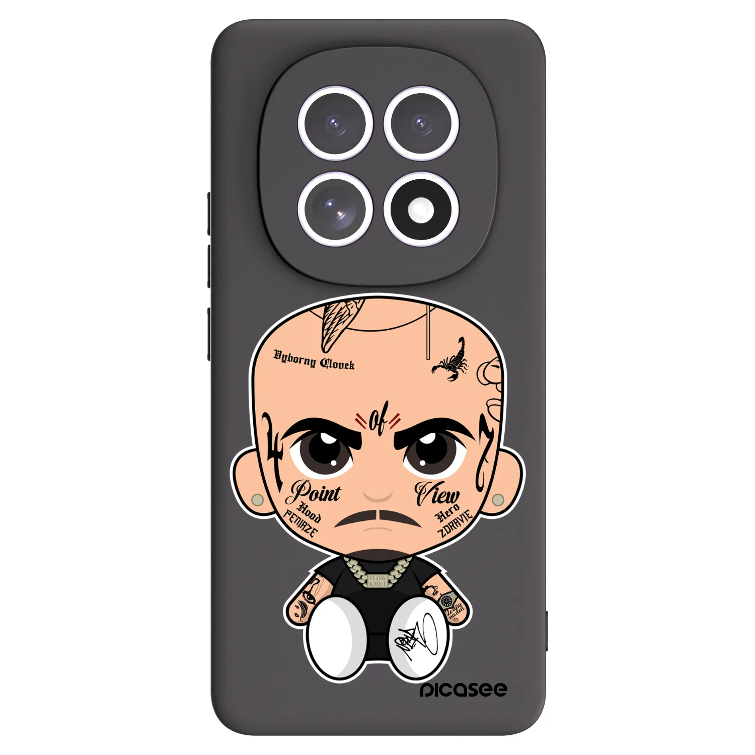 Picasee silikonový černý obal pro Xiaomi Redmi Note 15 - Separ