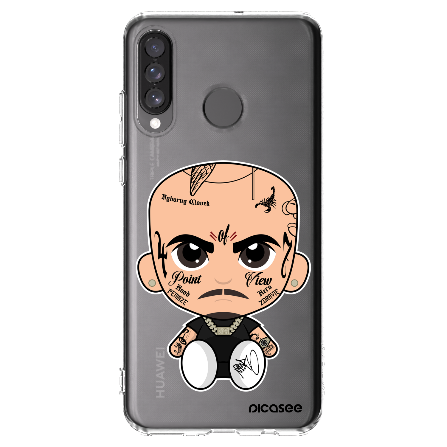 Picasee silikonový průhledný obal pro Huawei P30 Lite - Separ