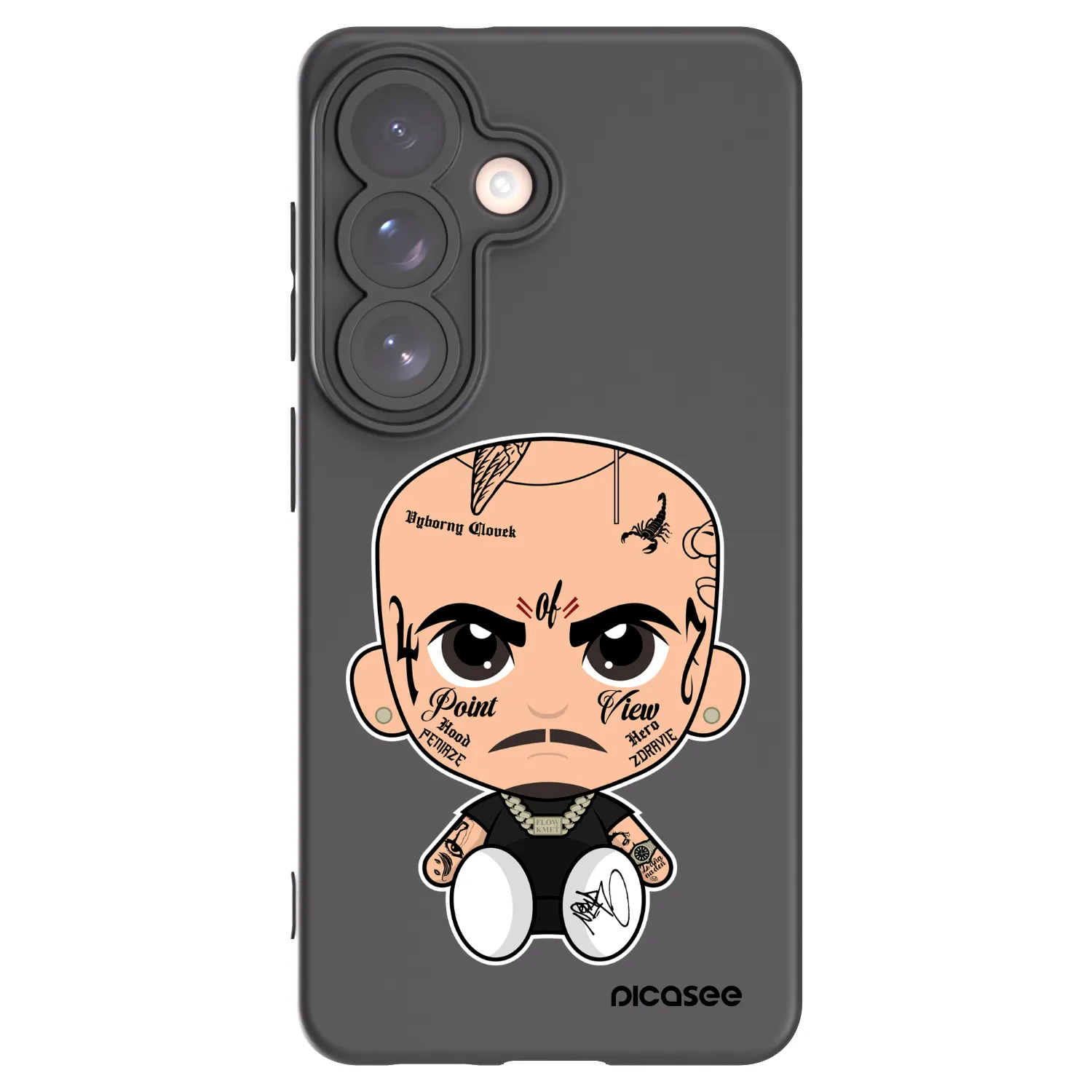 Picasee silikonový černý obal pro Samsung Galaxy S26 - Separ