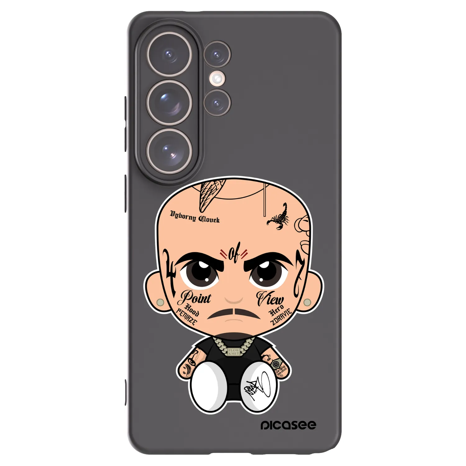 Picasee silikonový černý obal pro Samsung Galaxy S26 Ultra - Separ