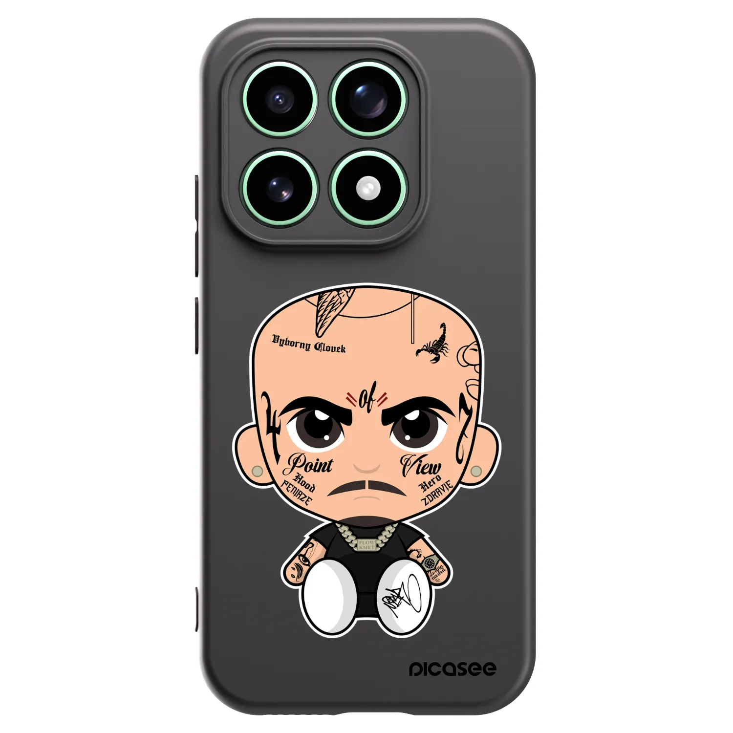 Picasee silikonový černý obal pro Xiaomi 17 - Separ