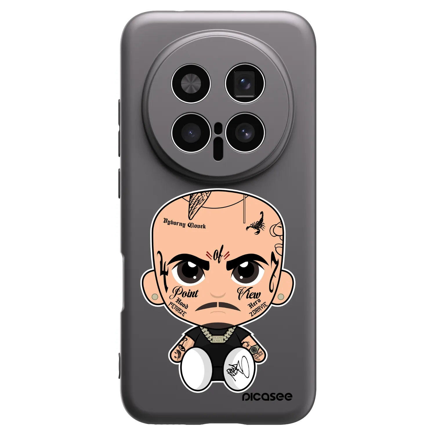 Picasee silikonový černý obal pro Honor Magic8 Pro 5G - Separ