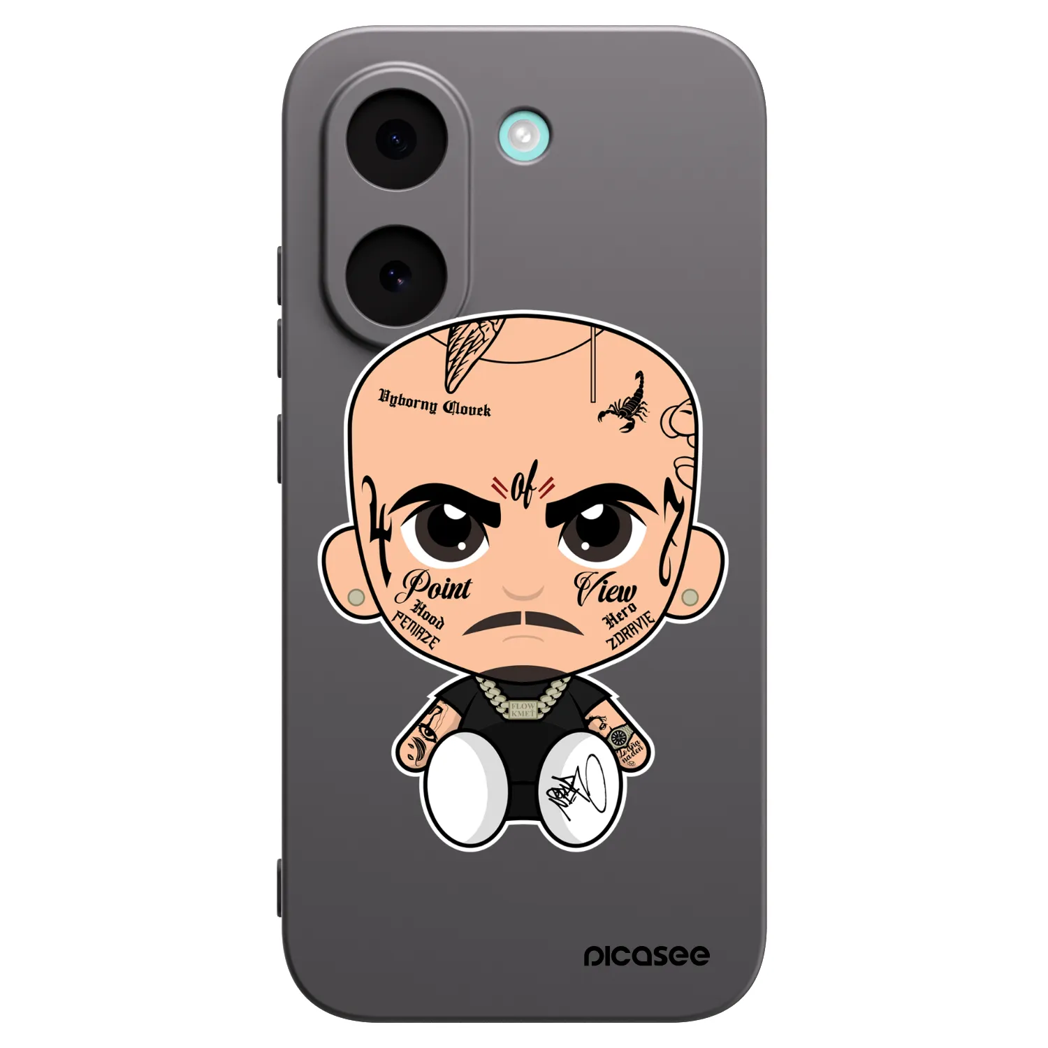 Picasee silikonový černý obal pro Xiaomi Poco X8 Pro - Separ