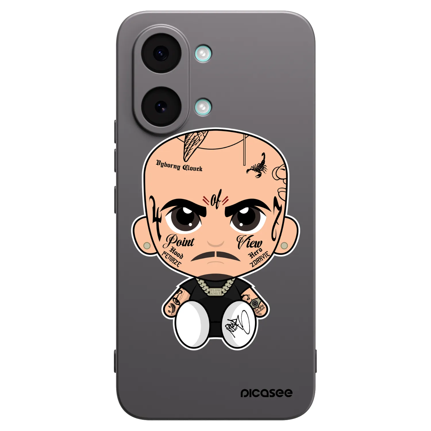 Picasee silikonový černý obal pro Xiaomi Poco X8 Pro Max - Separ