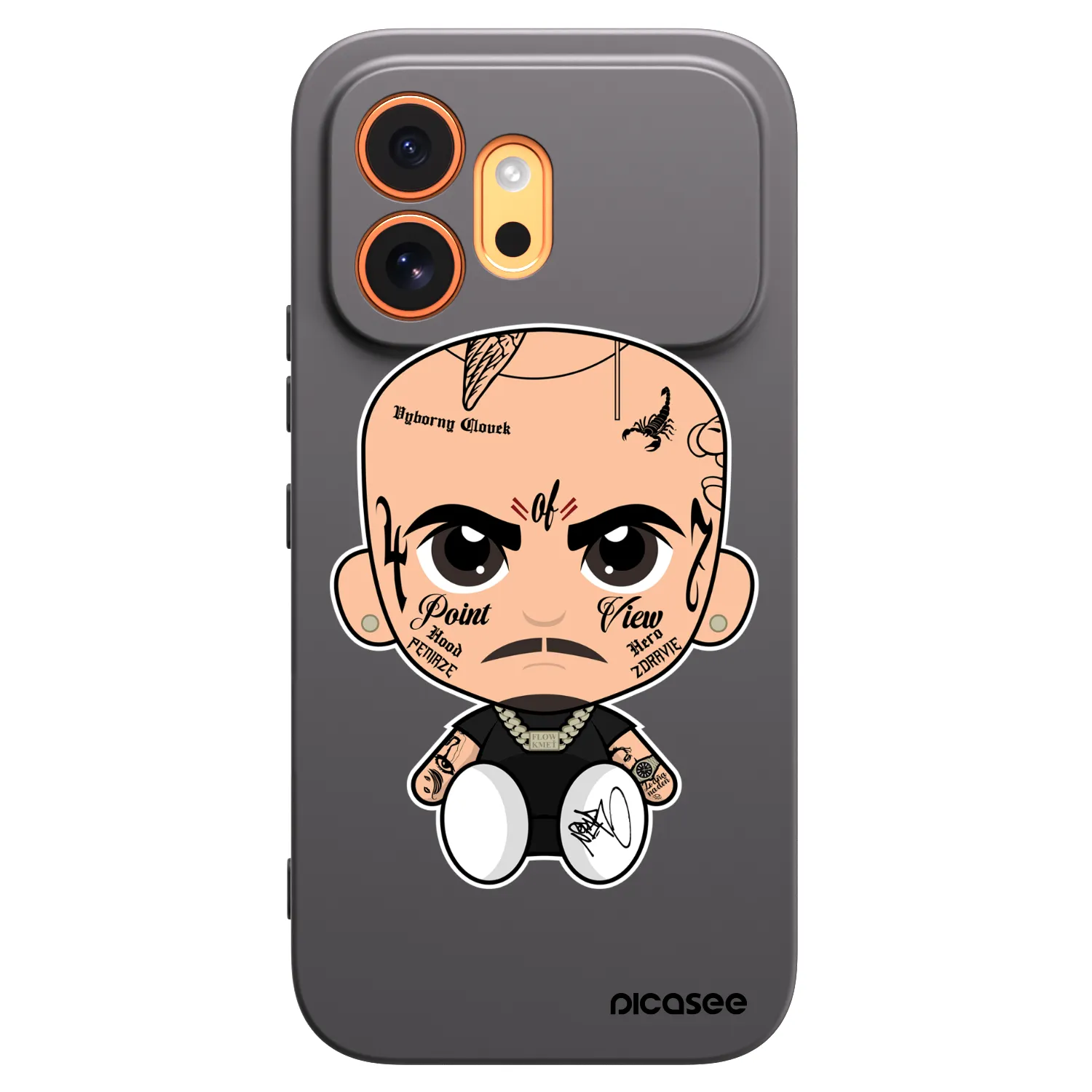 Picasee silikonový černý obal pro Honor 600 - Separ