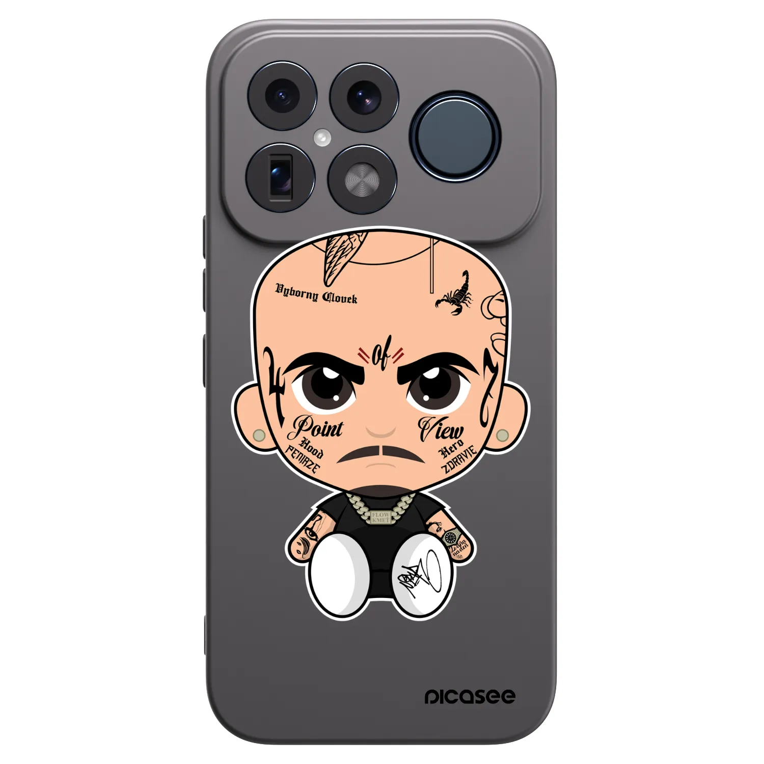 Picasee silikonový černý obal pro Xiaomi Poco F8 Ultra - Separ