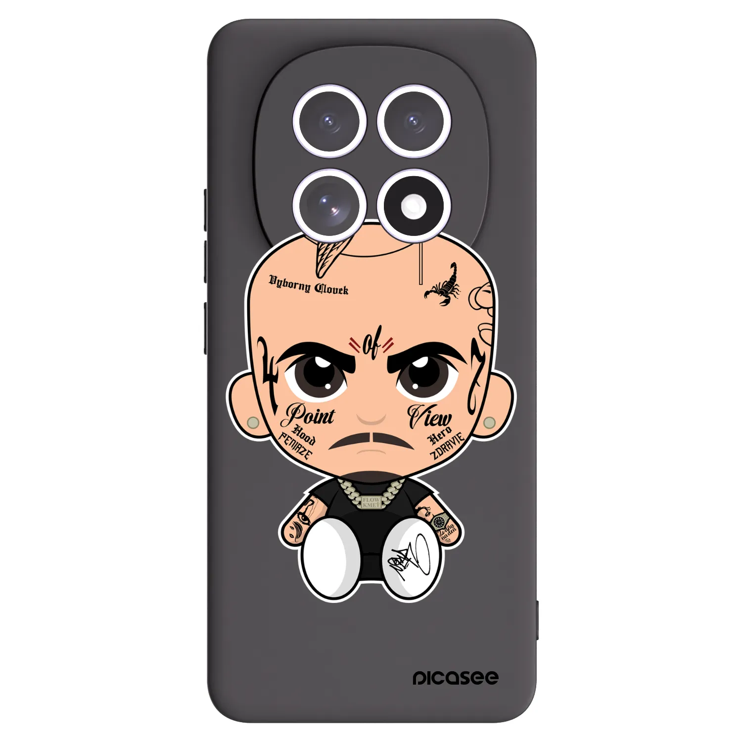 Picasee silikonový černý obal pro Xiaomi Redmi Note 15 5G - Separ