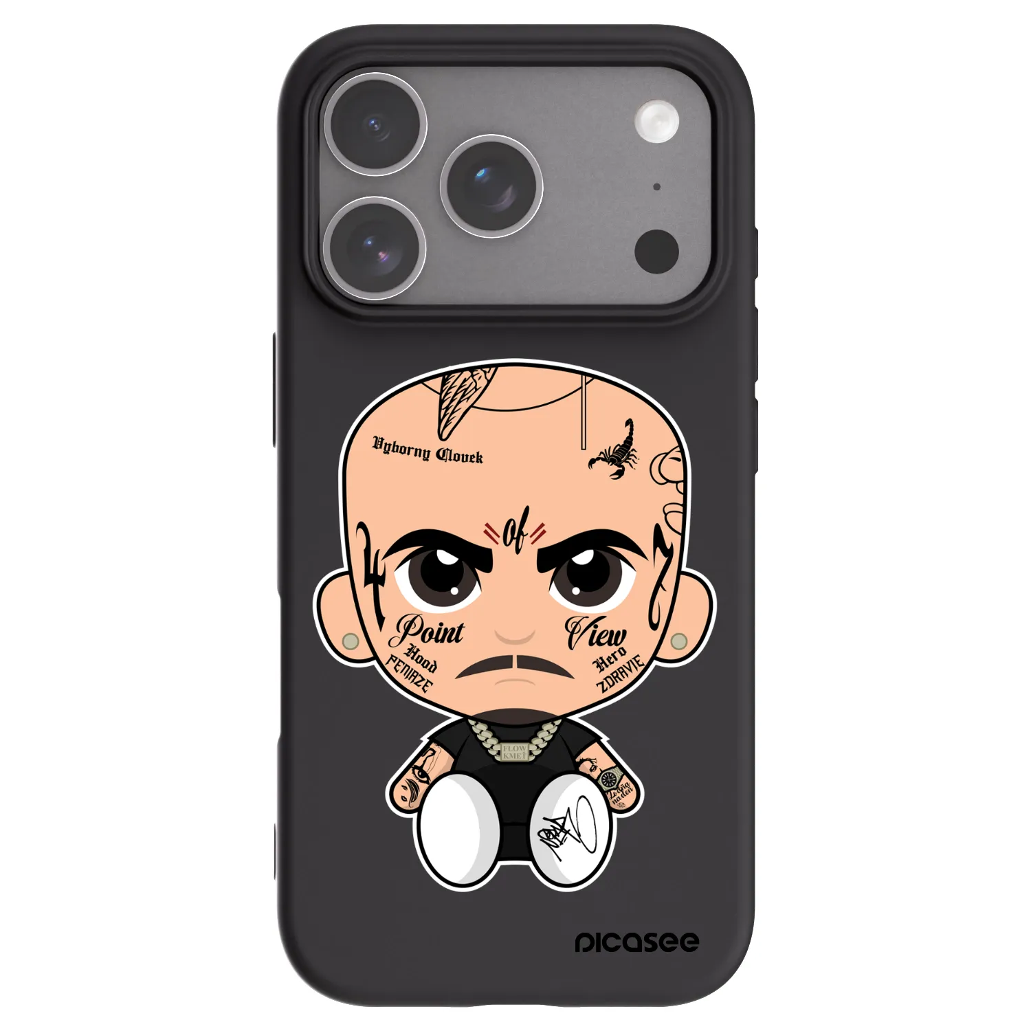 Picasee silikonový černý obal pro Apple iPhone 18 Pro - Separ