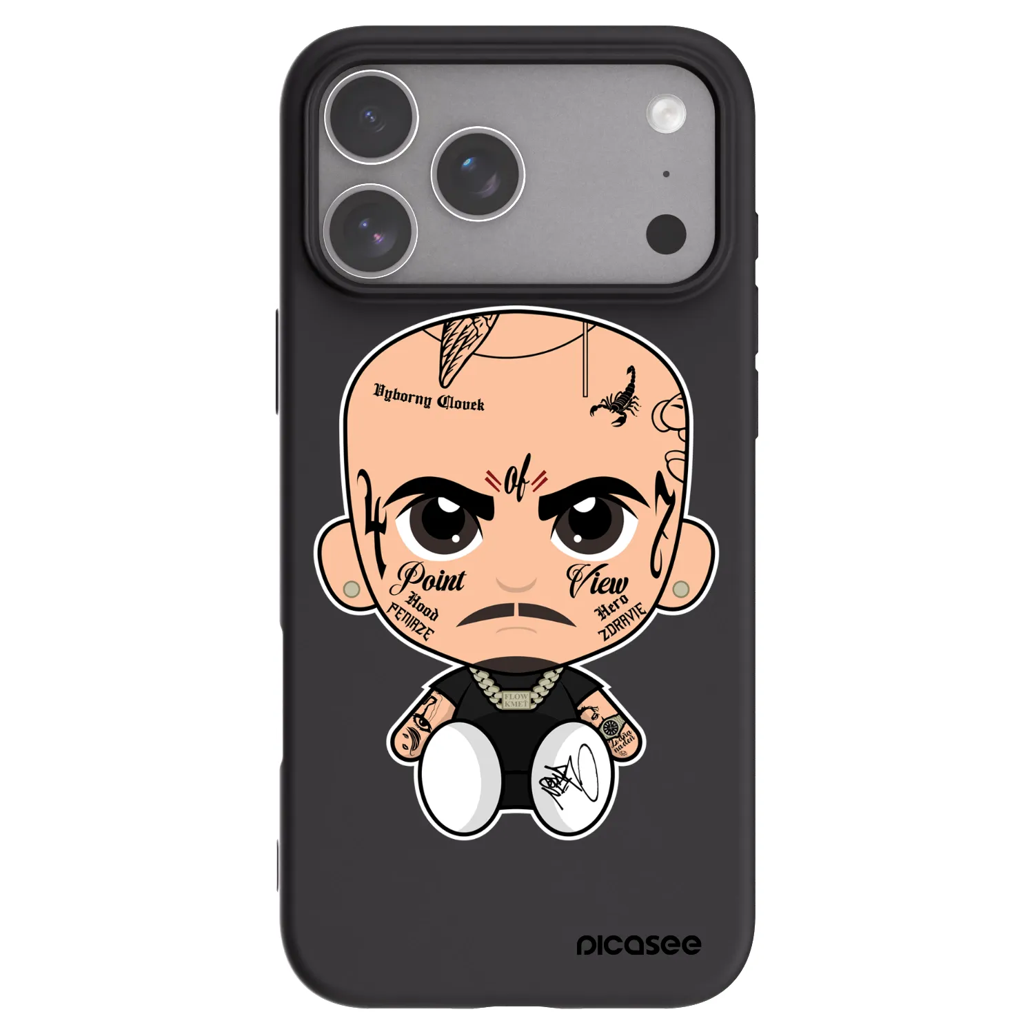 Picasee silikonový černý obal pro Apple iPhone 18 Pro Max - Separ