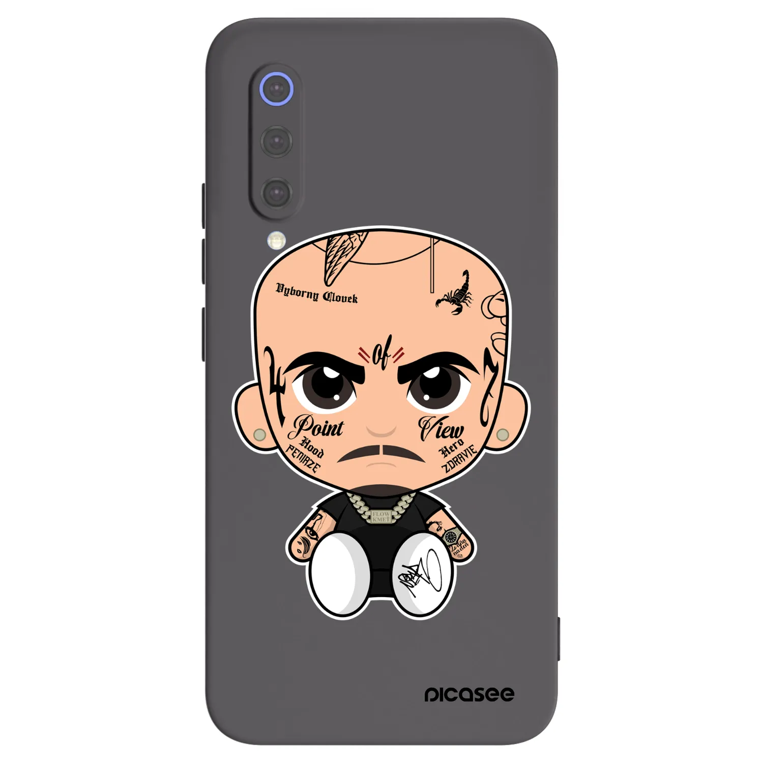 Picasee silikonový černý obal pro Xiaomi Mi 9 SE - Separ