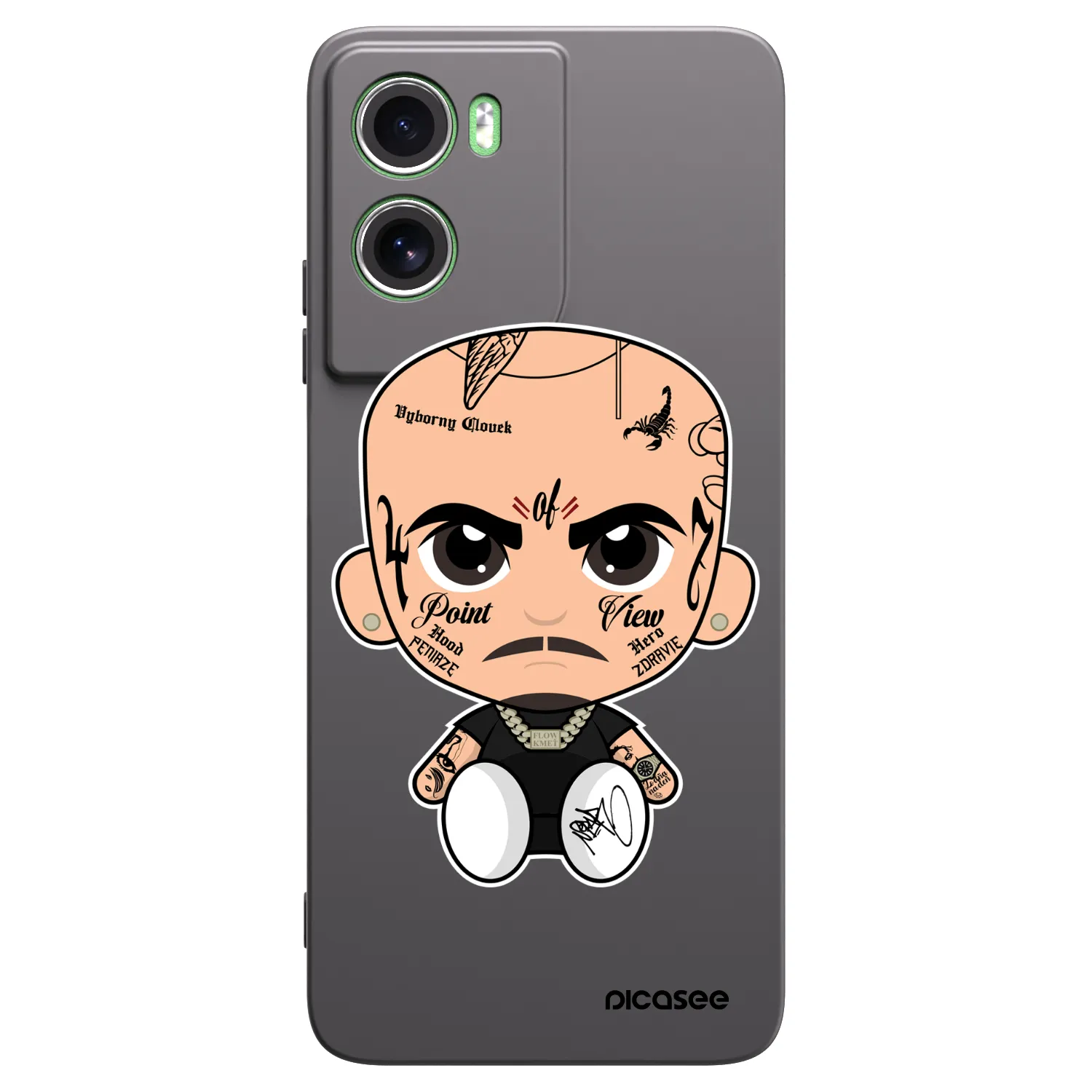 Picasee silikonový černý obal pro Motorola Moto G06 - Separ