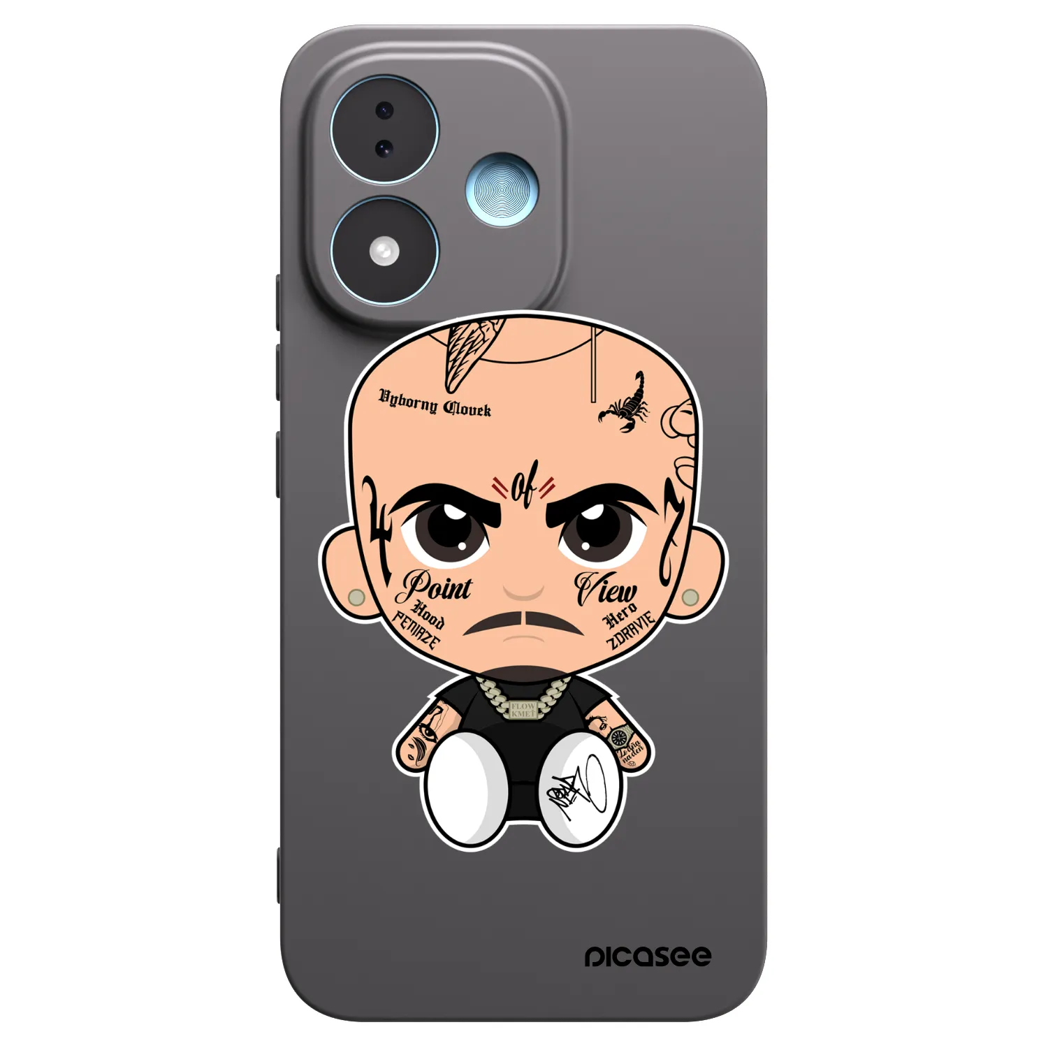 Picasee silikonový černý obal pro Xiaomi Redmi Note 17 5G - Separ