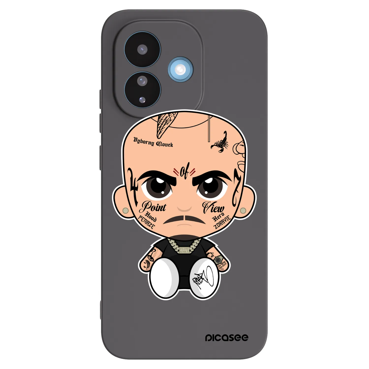 Picasee silikonový černý obal pro Xiaomi Redmi Note 17 Pro 5G - Separ