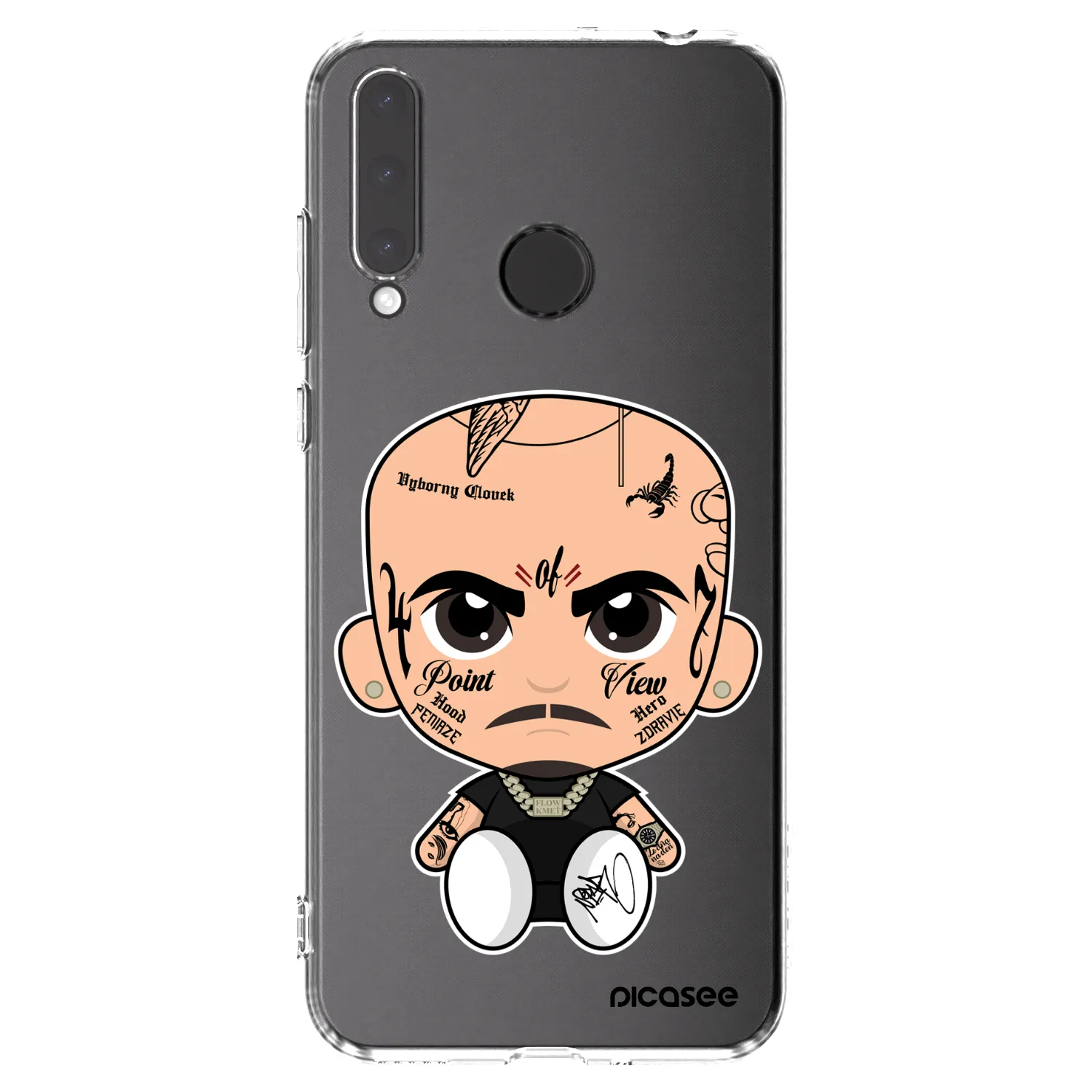 Picasee silikonový průhledný obal pro Honor 20 Lite - Separ