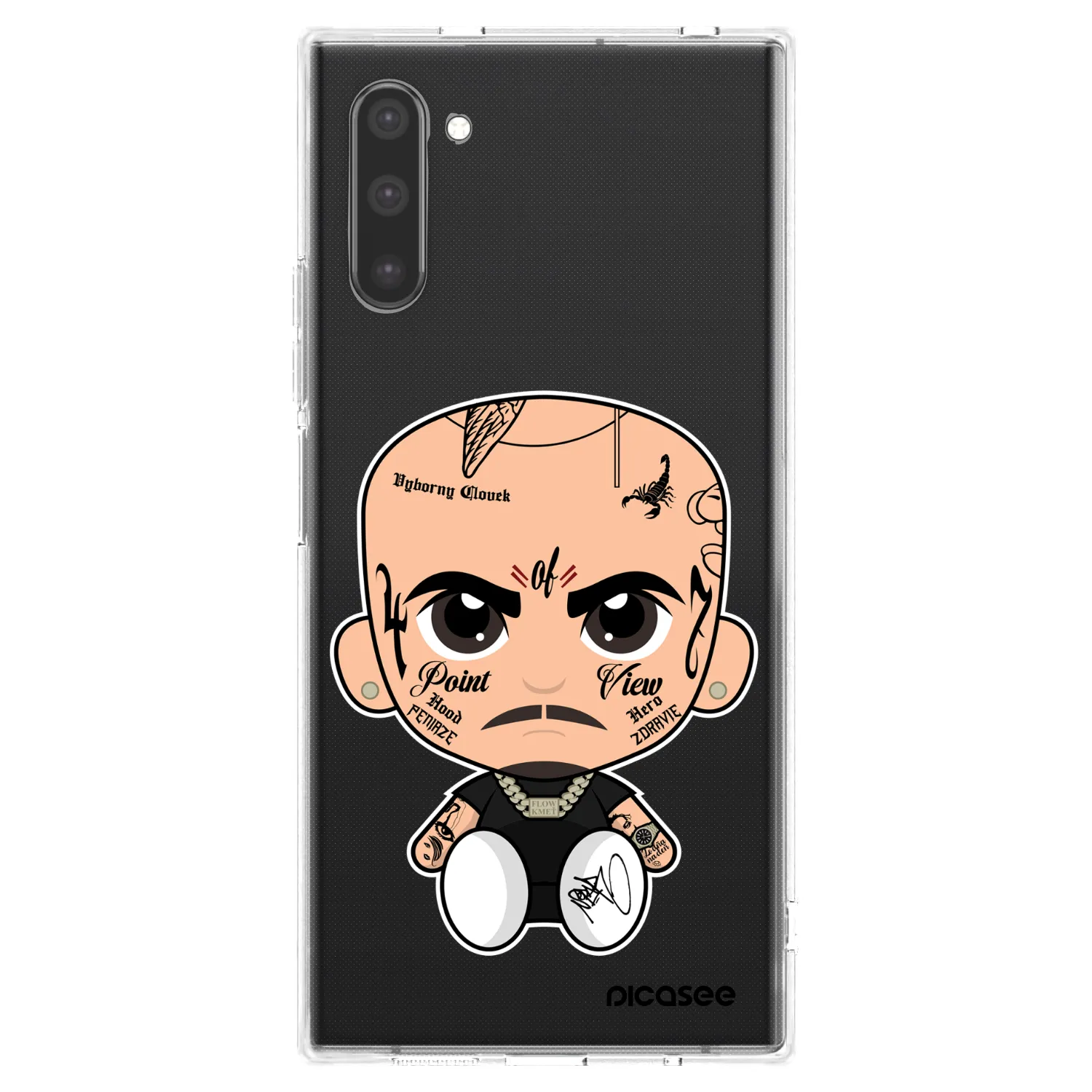 Picasee silikonový průhledný obal pro Samsung Galaxy Note 10 N970F - Separ