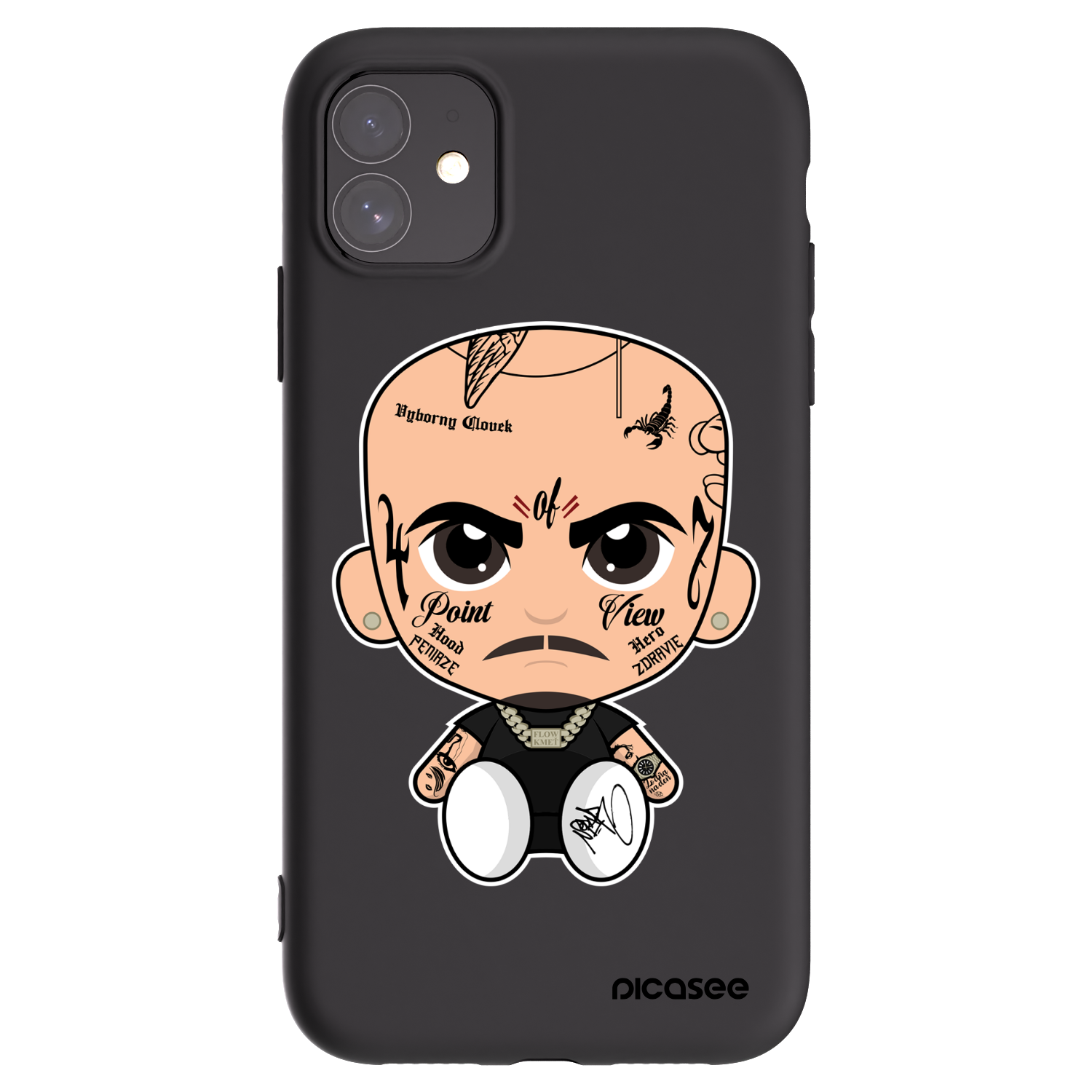 Picasee silikonový černý obal pro Apple iPhone 11 - Separ