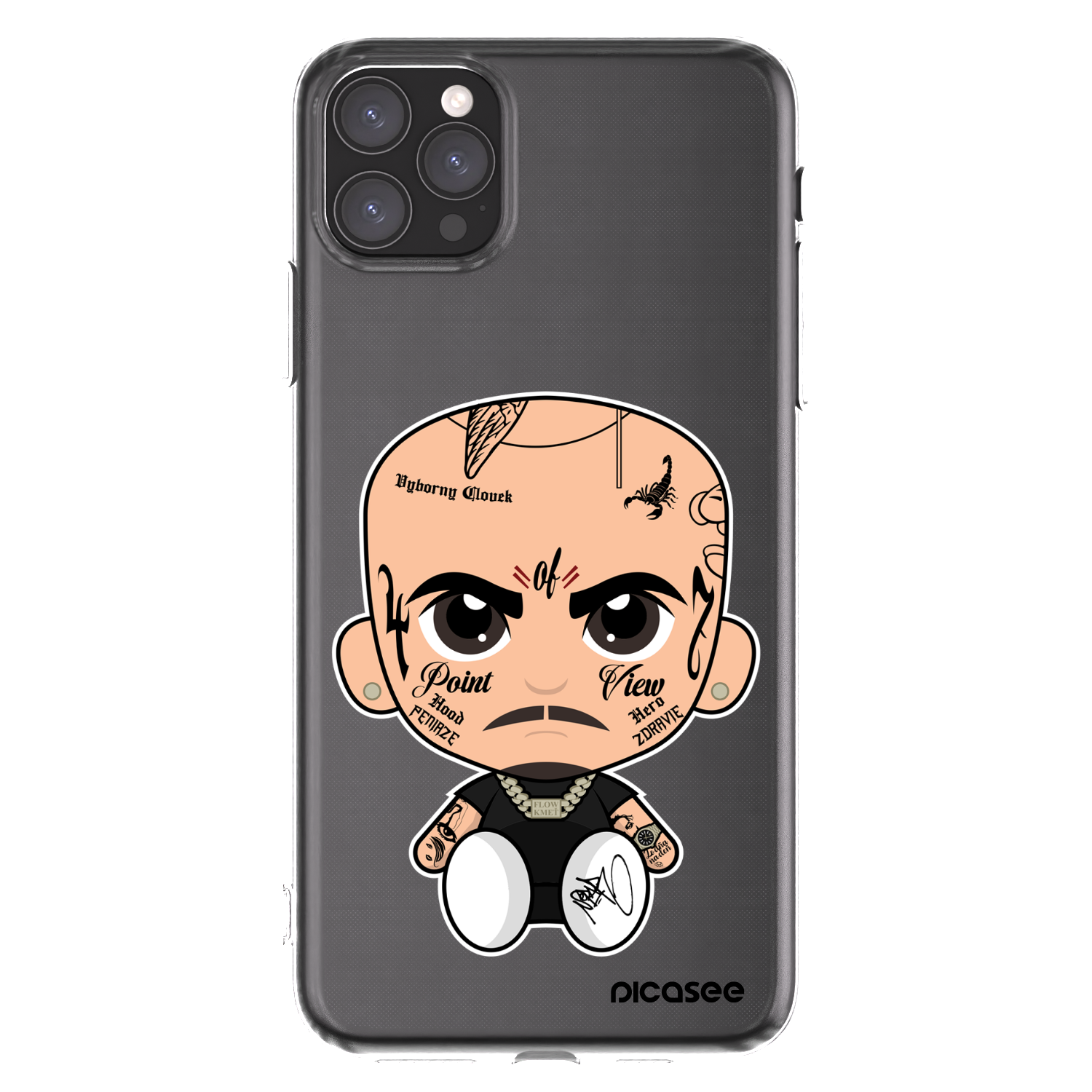 Picasee silikonový průhledný obal pro Apple iPhone 11 Pro Max - Separ