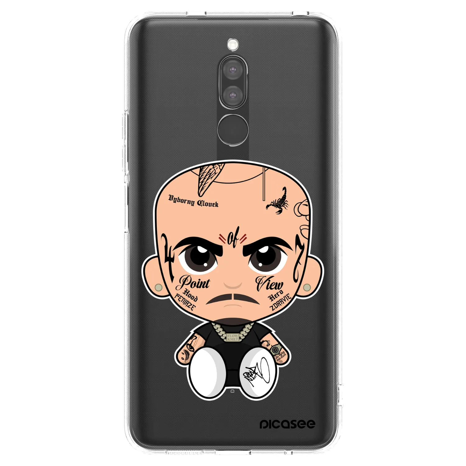 Picasee silikonový průhledný obal pro Xiaomi Redmi 8 - Separ
