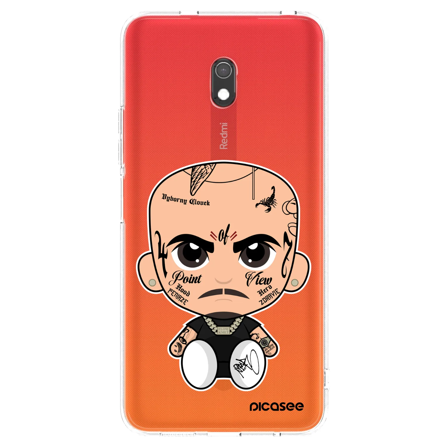Picasee silikonový průhledný obal pro Xiaomi Redmi 8A - Separ