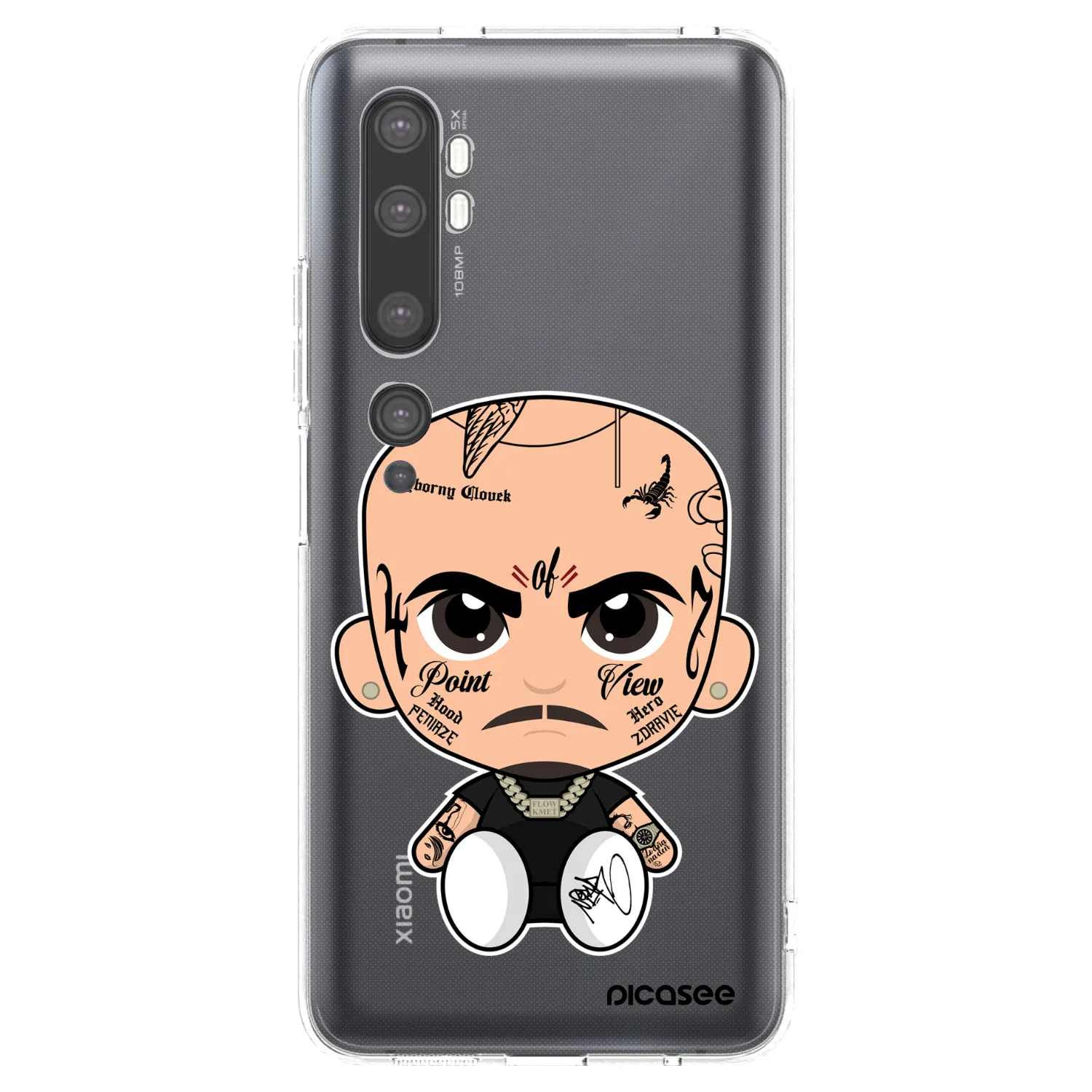 Picasee silikonový průhledný obal pro Xiaomi Mi Note 10 (Pro) - Separ