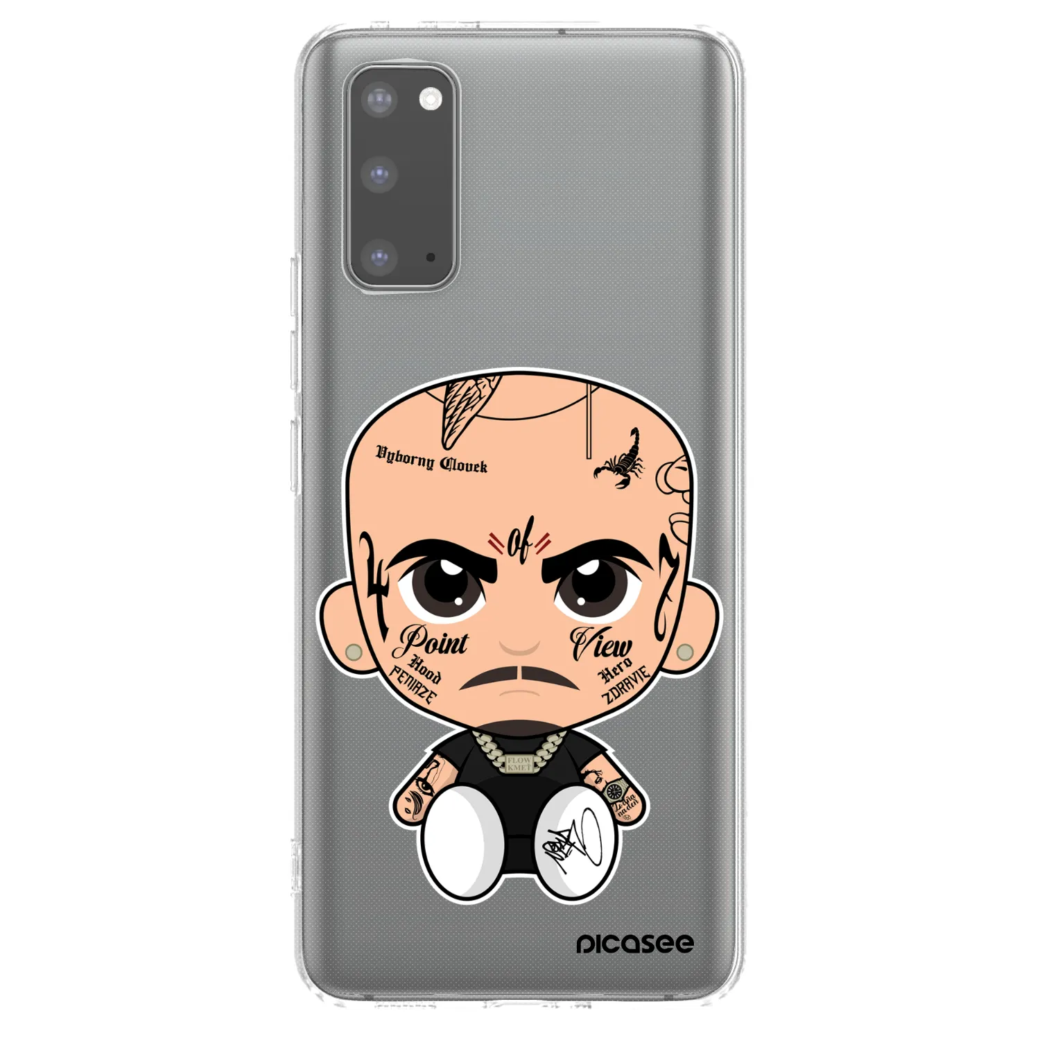 Picasee silikonový průhledný obal pro Samsung Galaxy S20 G980F - Separ