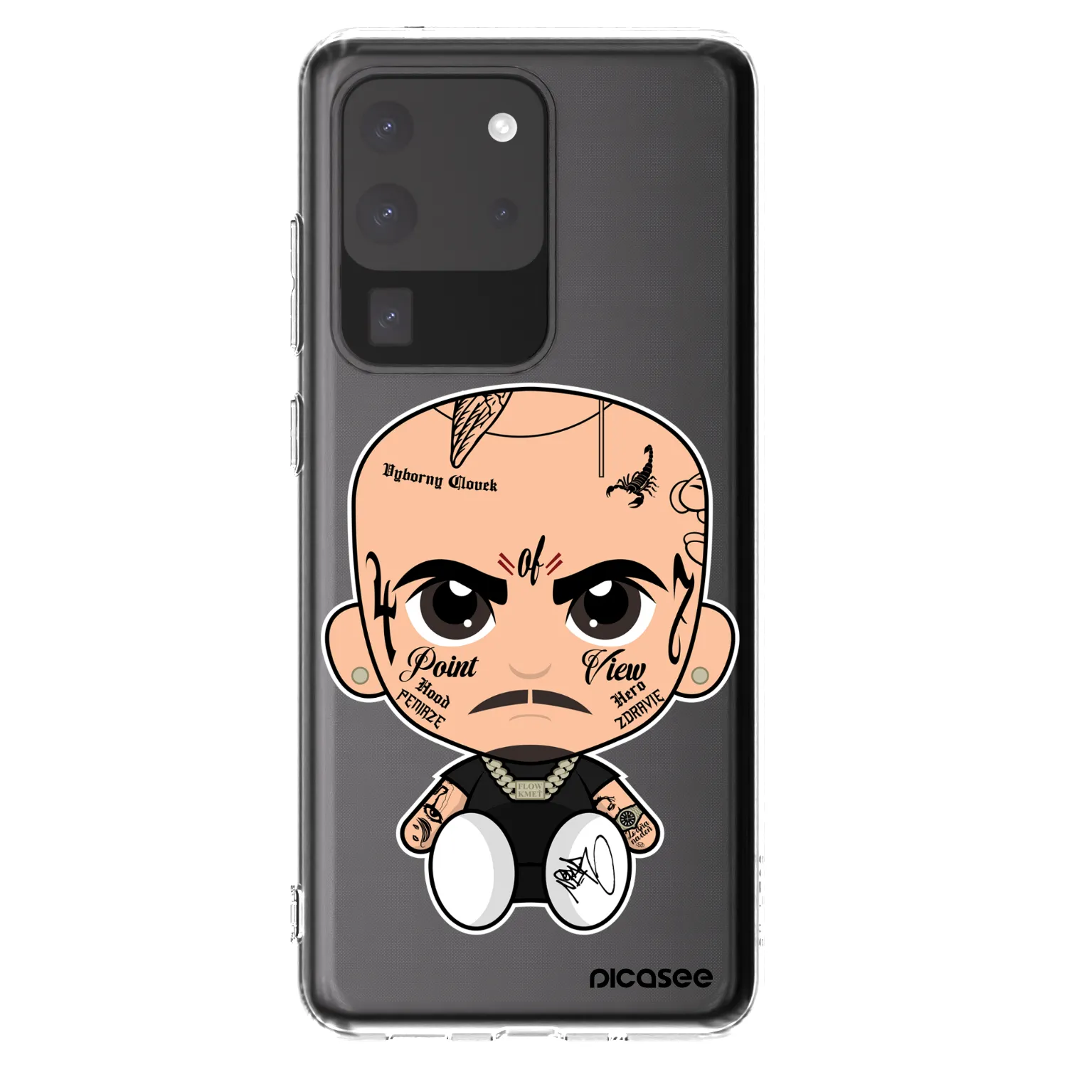 Picasee silikonový průhledný obal pro Samsung Galaxy S20 Ultra 5G G988F - Separ