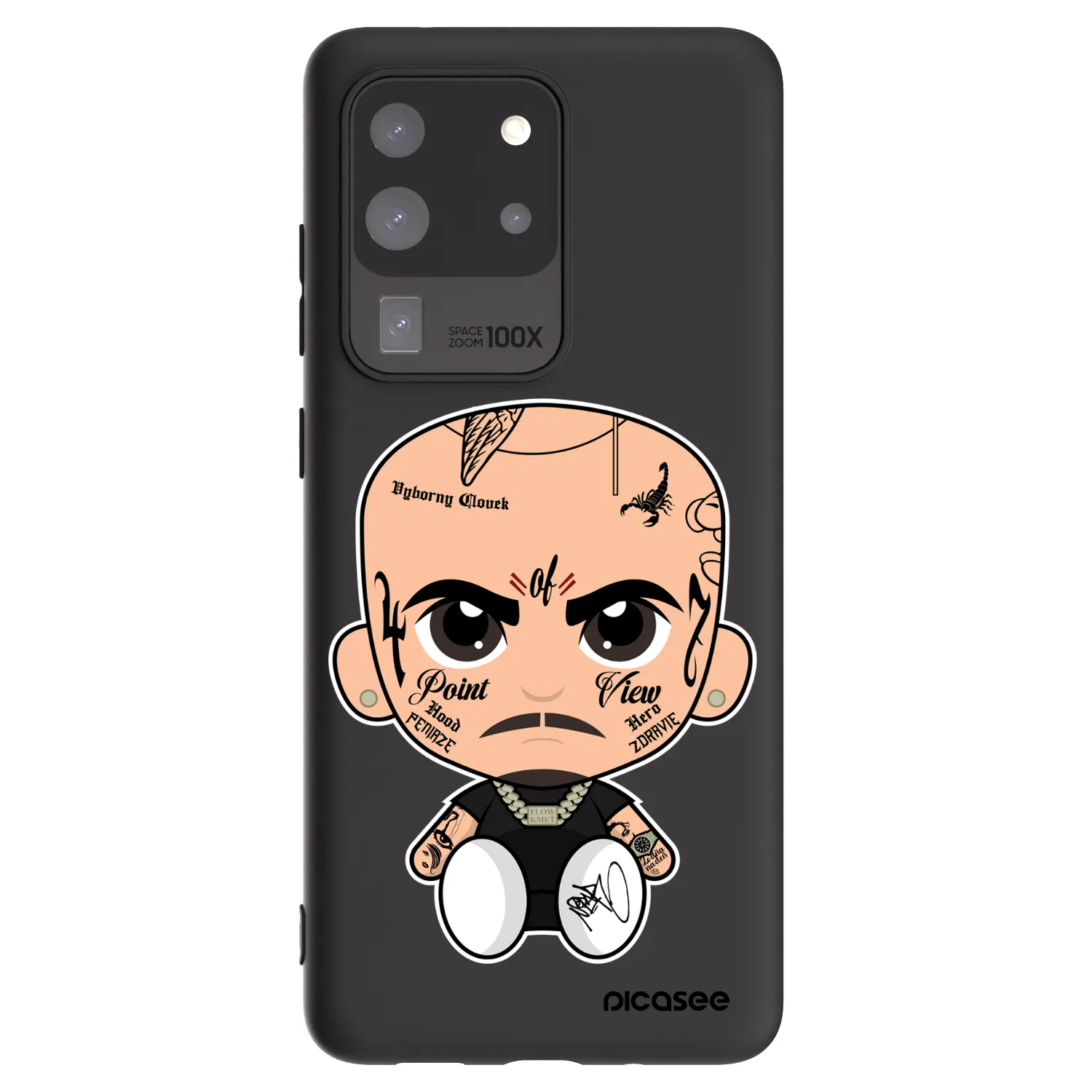 Picasee silikonový černý obal pro Samsung Galaxy S20 Ultra 5G G988F - Separ