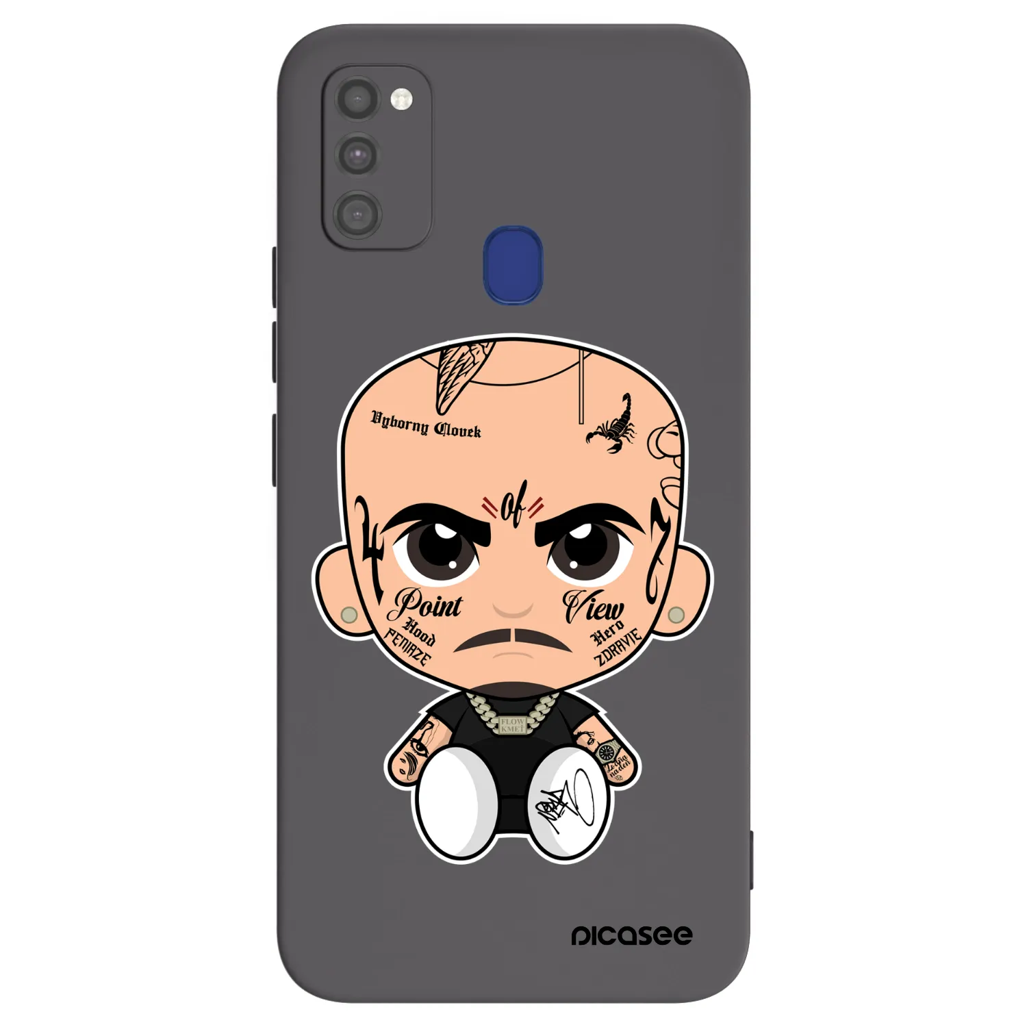 Picasee silikonový černý obal pro Samsung Galaxy M21 M215F - Separ