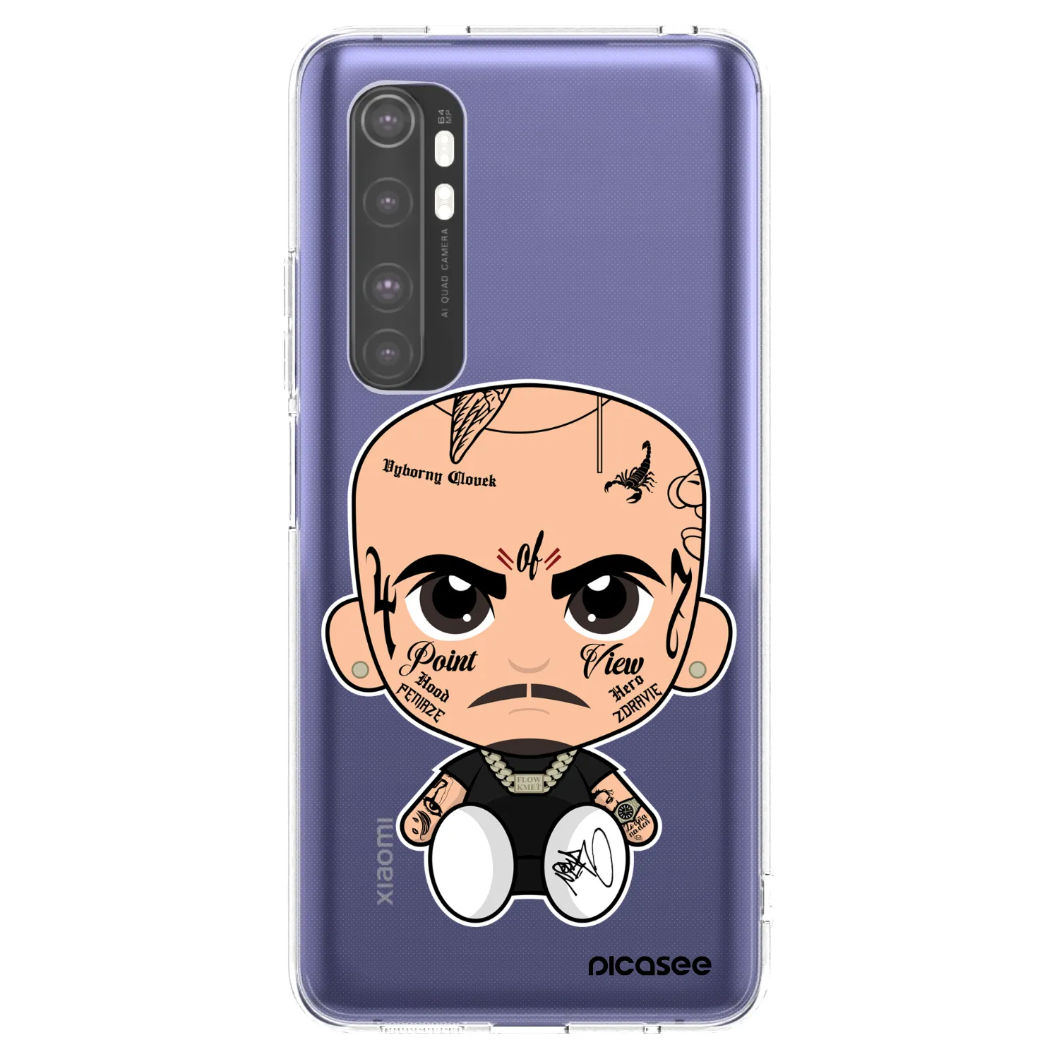Picasee silikonový průhledný obal pro Xiaomi Mi Note 10 Lite - Separ