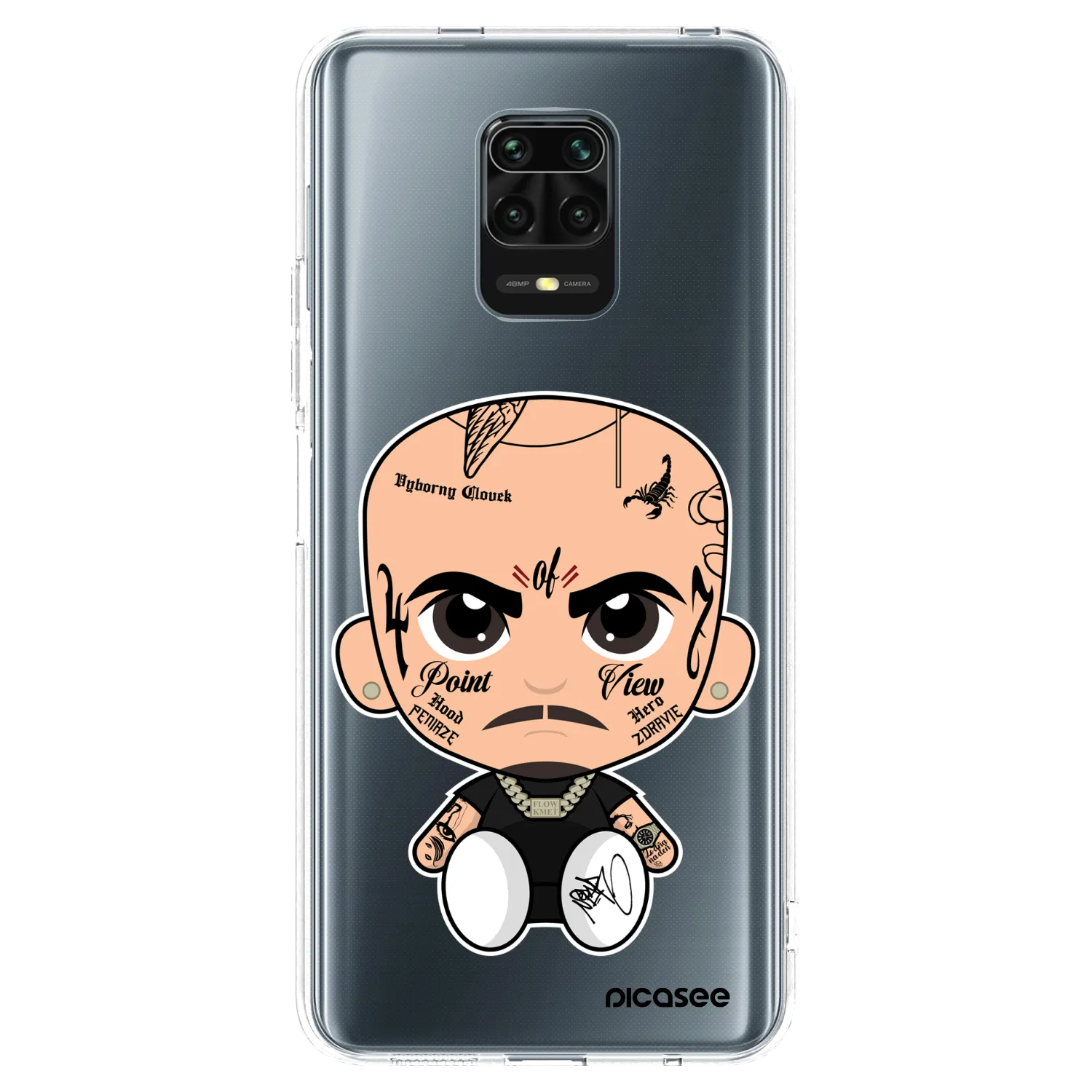 Picasee silikonový průhledný obal pro Xiaomi Redmi Note 9S - Separ