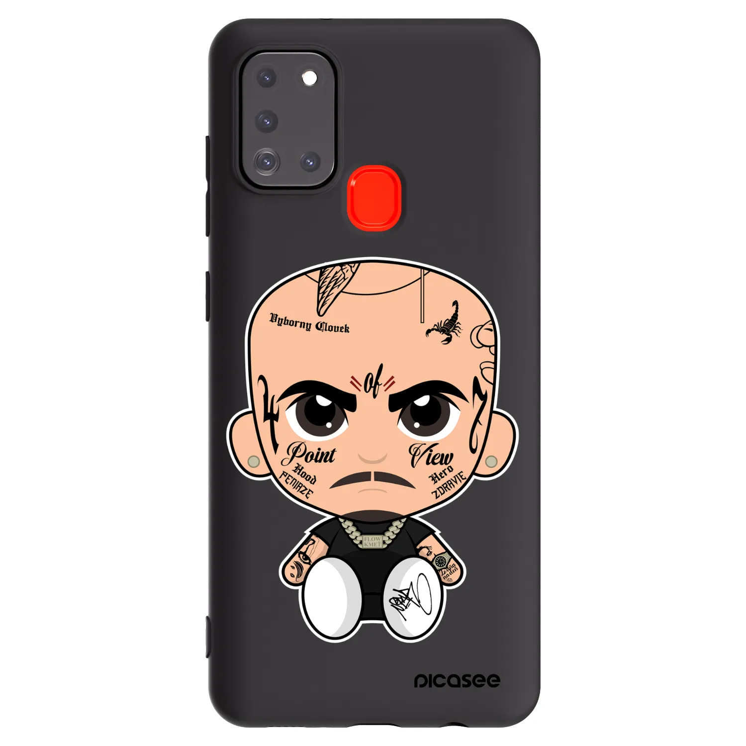 Picasee silikonový černý obal pro Samsung Galaxy A21s - Separ