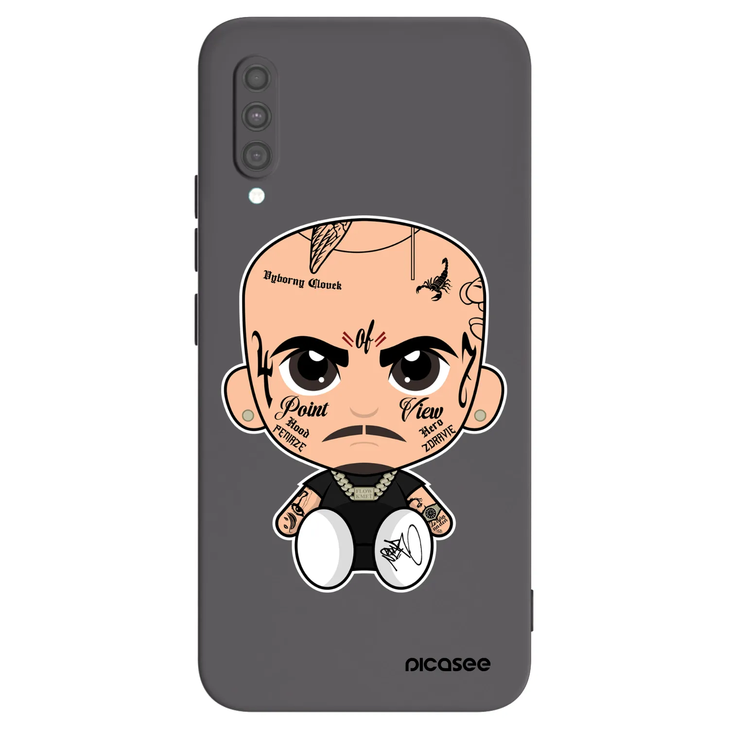 Picasee silikonový černý obal pro Samsung Galaxy A30s A307F - Separ