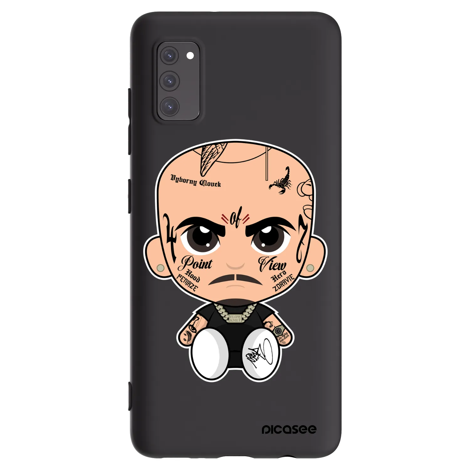 Picasee silikonový černý obal pro Samsung Galaxy A41 A415F - Separ