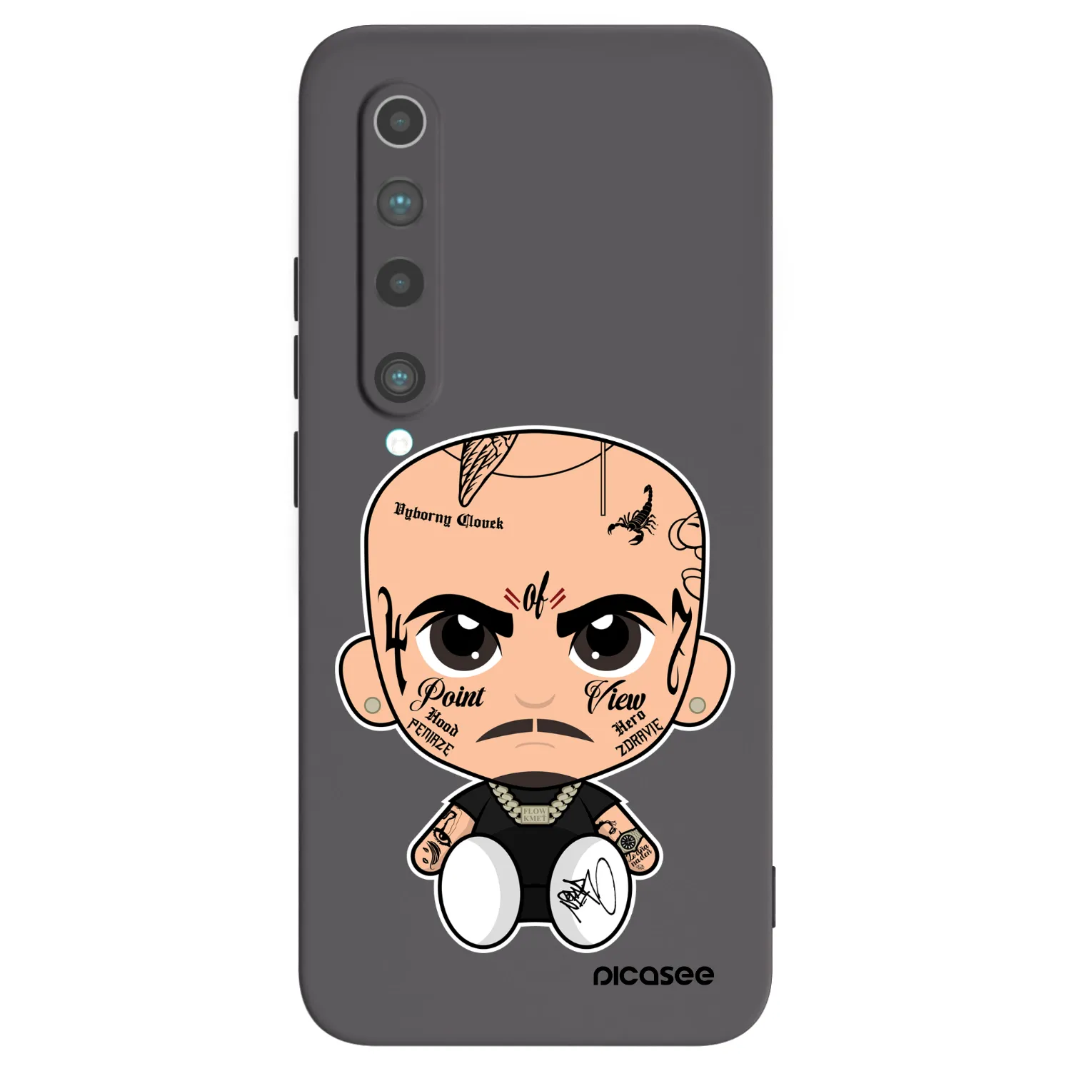 Picasee silikonový černý obal pro Xiaomi Mi 10 - Separ
